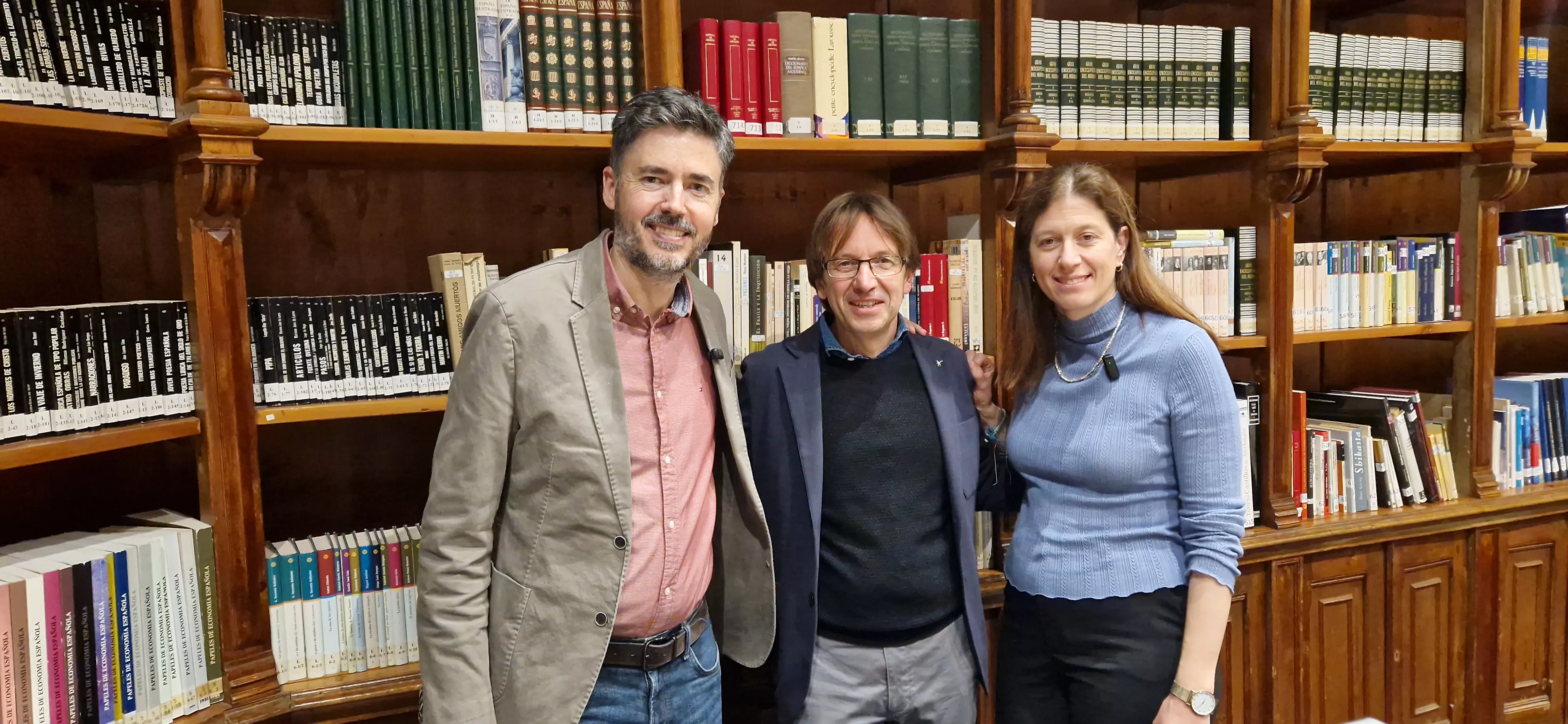 Guillermo Lahera, Javier Olivera y Patricia Fernández.  Foto Myriam Martínez
