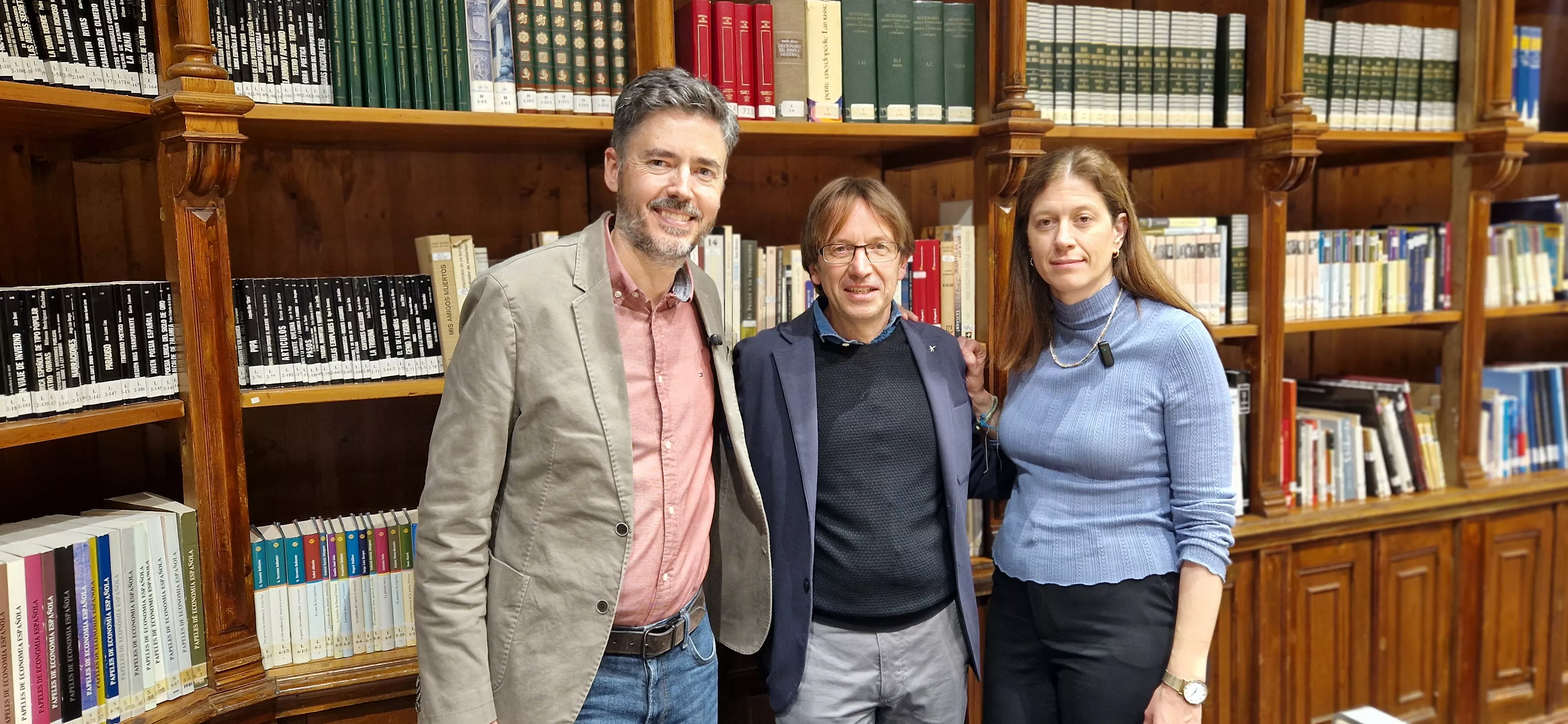 Guillermo Lahera, Javier Olivera y Patricia Fernández.  Foto Myriam Martínez