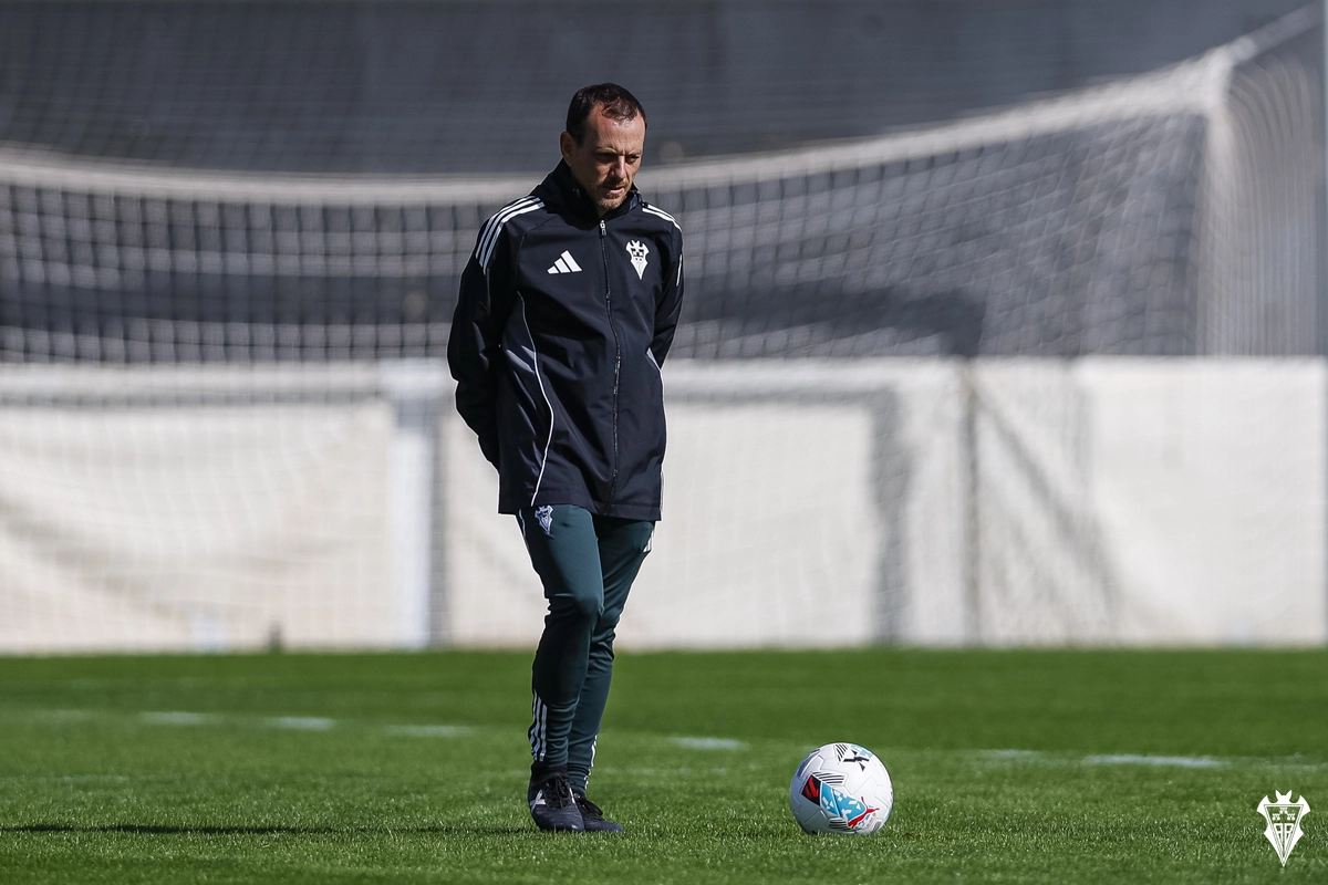 Alberto González, entrenador del Albacete.