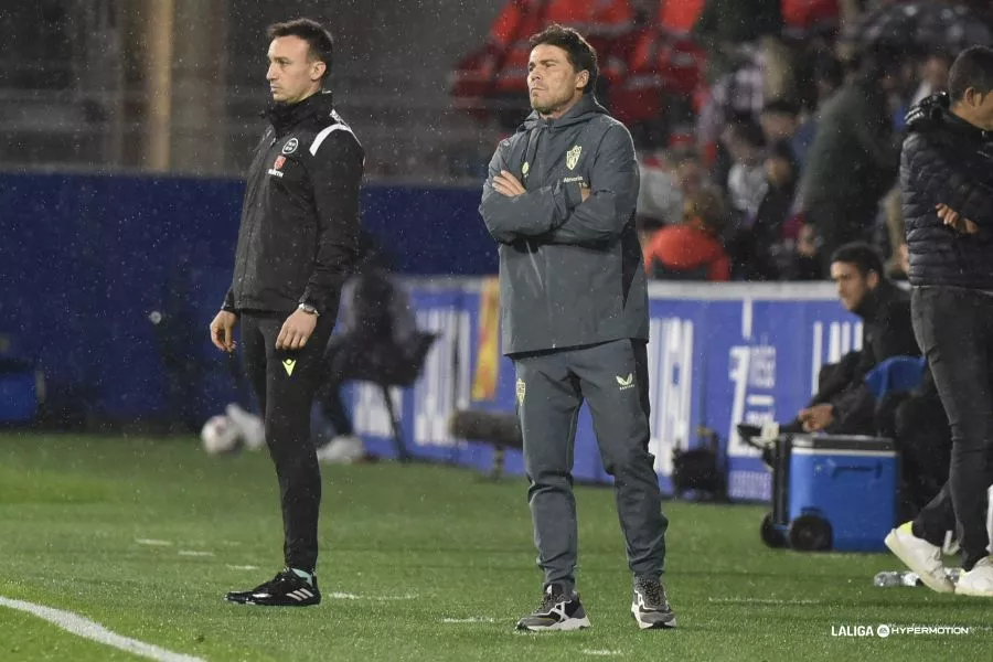 Rubi, el año pasado en el Huesca-Almería.