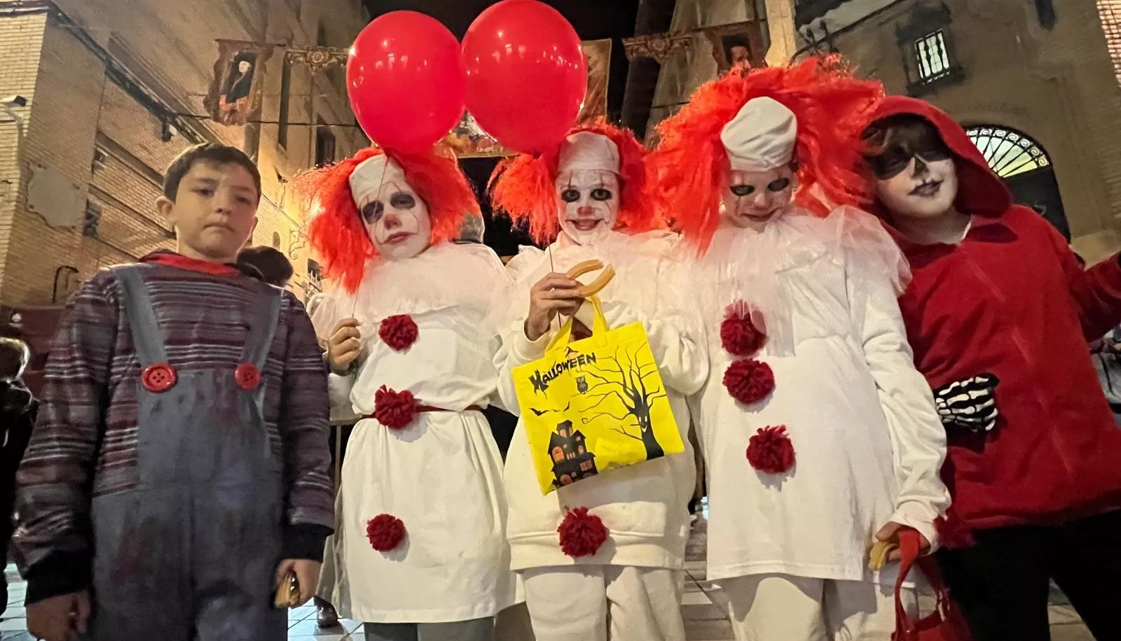 Celebración de Halloween en Huesca. Foto Mercedes Manterola