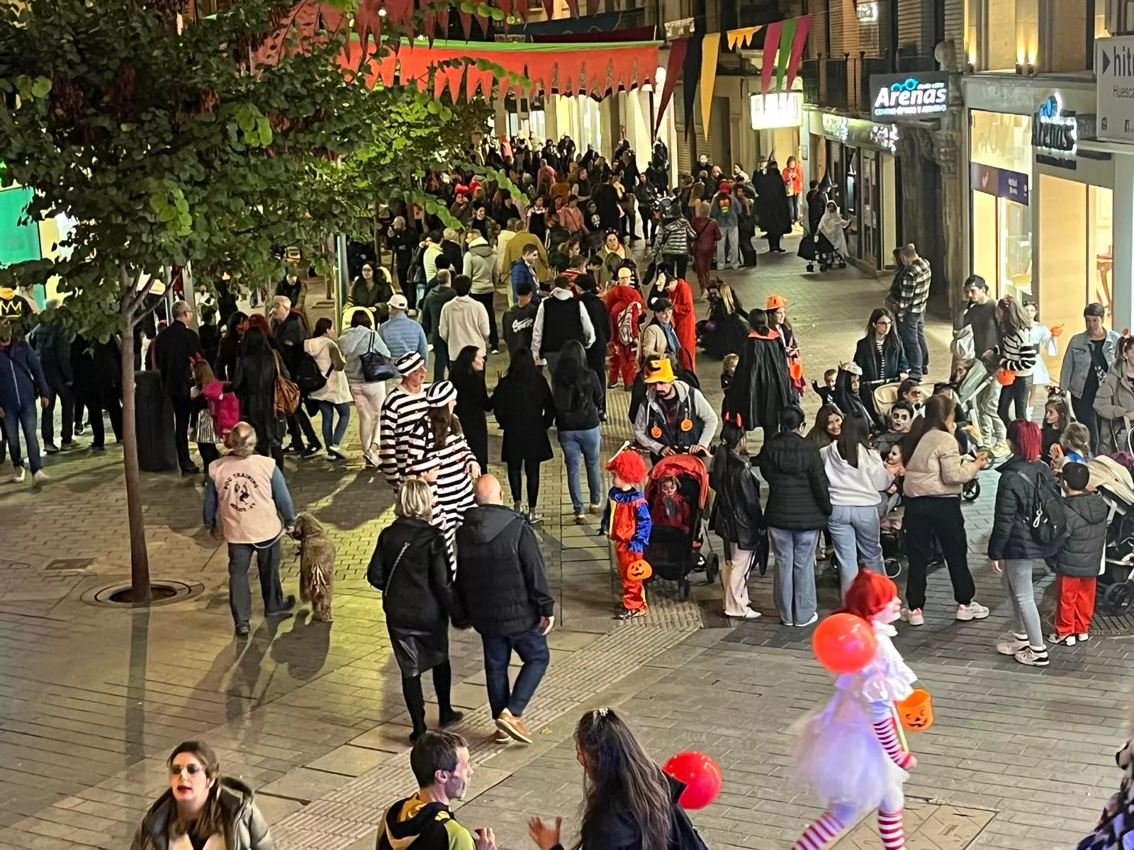 Celebración de Halloween en Huesca. Foto Mercedes Manterola