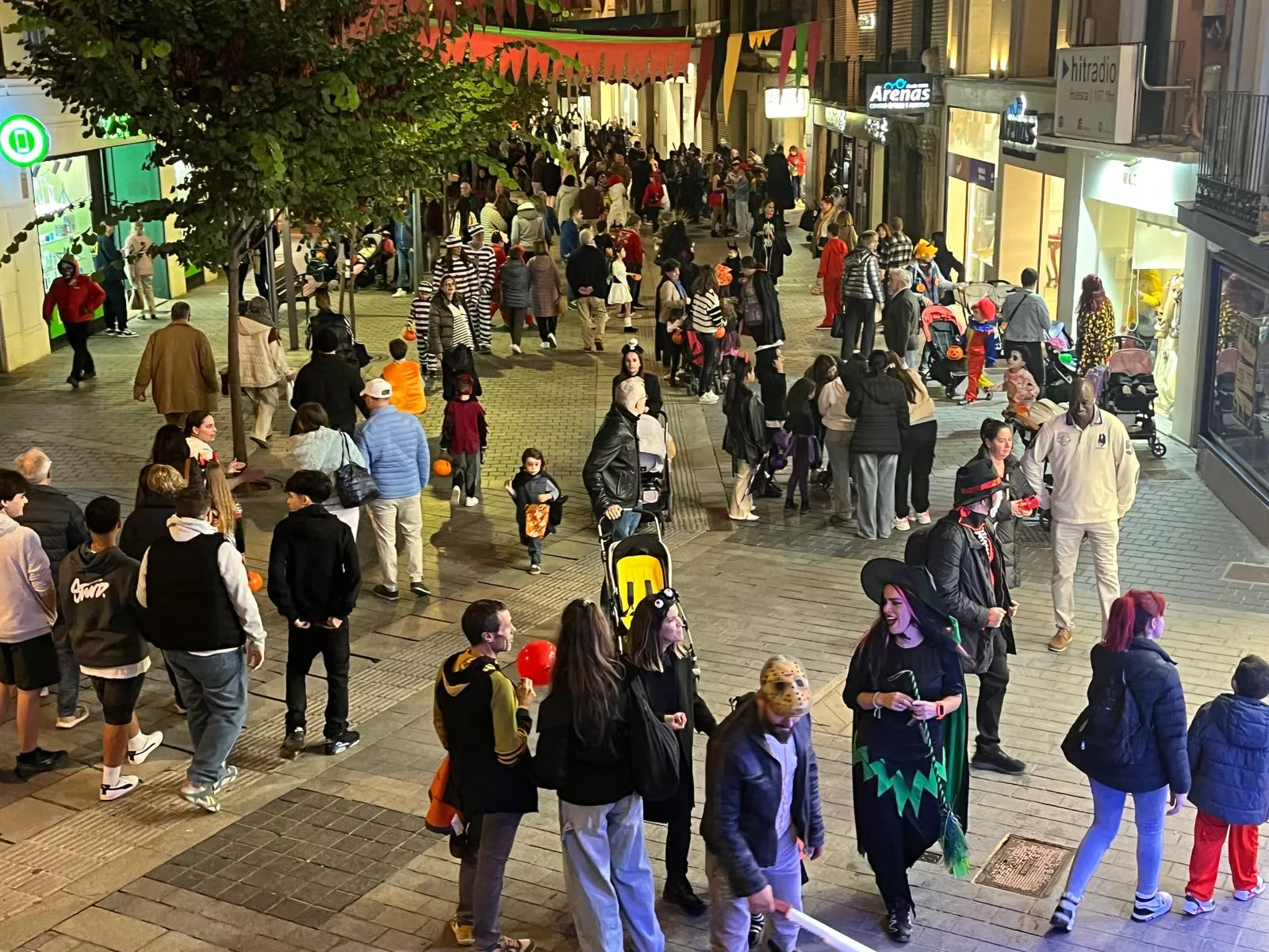 Celebración de Halloween en Huesca. Foto Mercedes Manterola