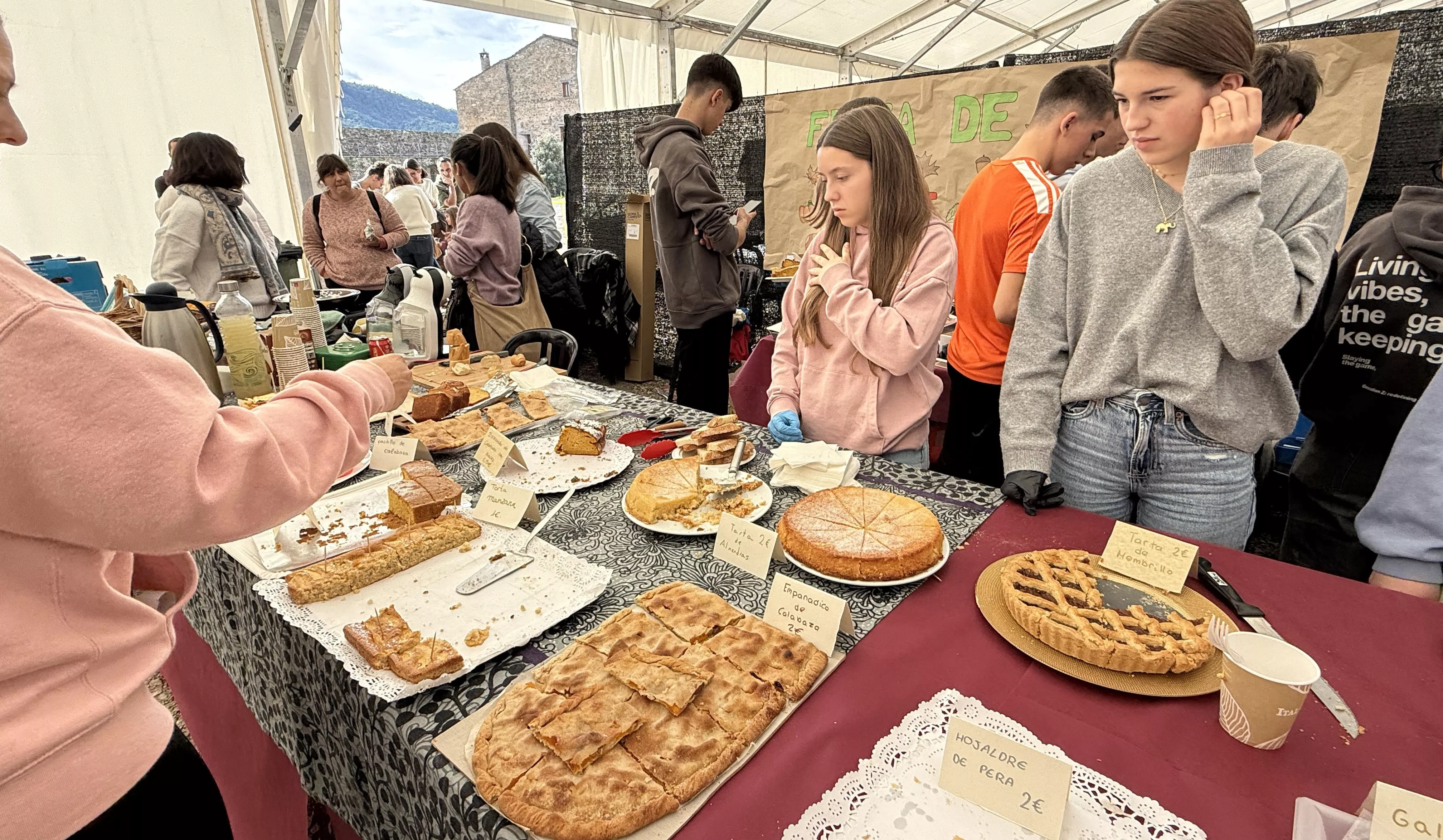 La participación de alumnado de 4º de ESO ha sido novedad en esta edición de Follarasca en Aínsa.