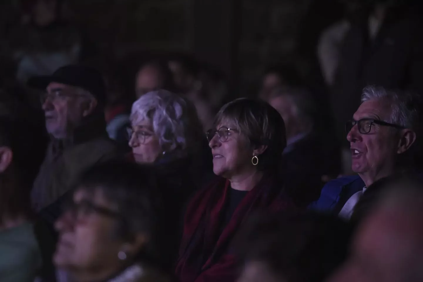 Primera velada musical de Extrarradios en la nave del SENPA de Ayerbe.