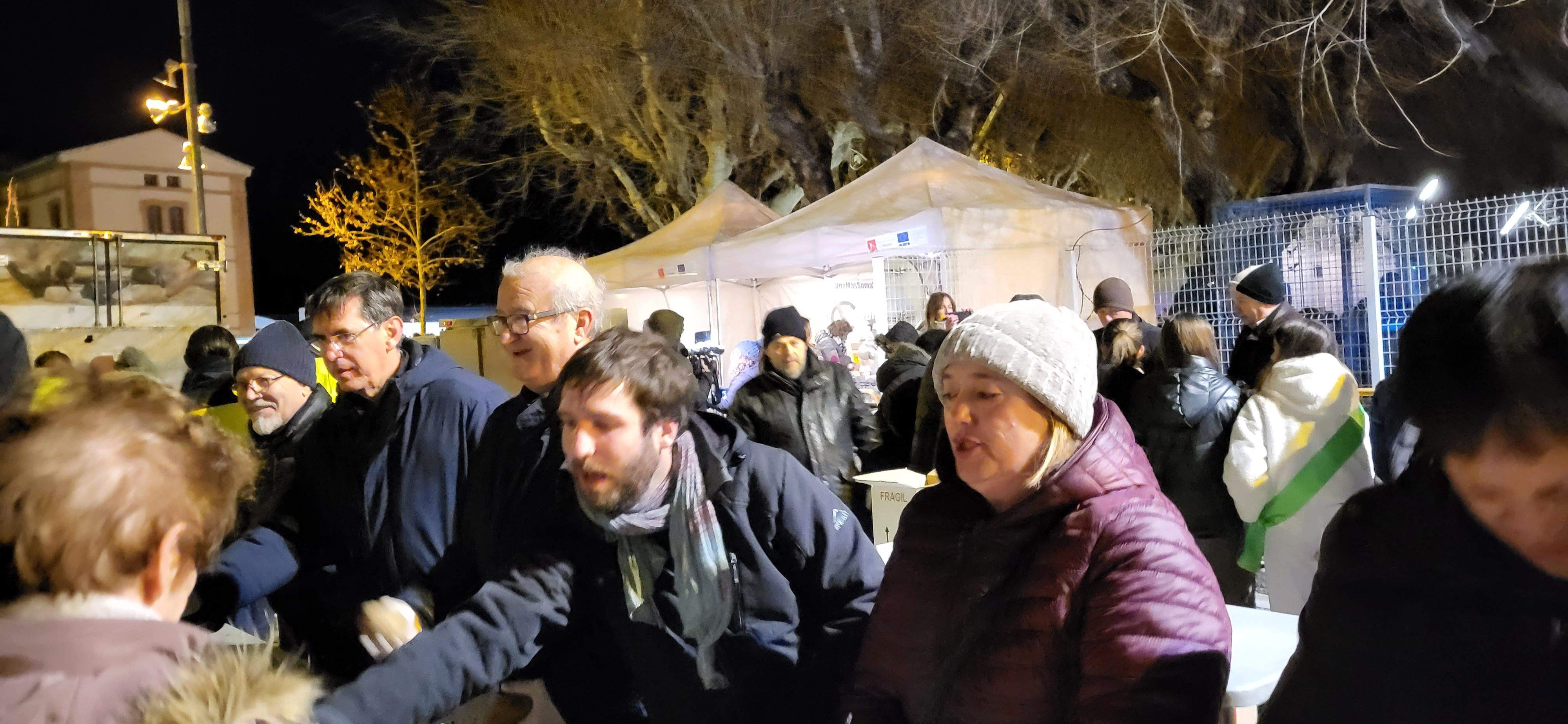 Fiesta de San Vicente con la tradicional hoguera