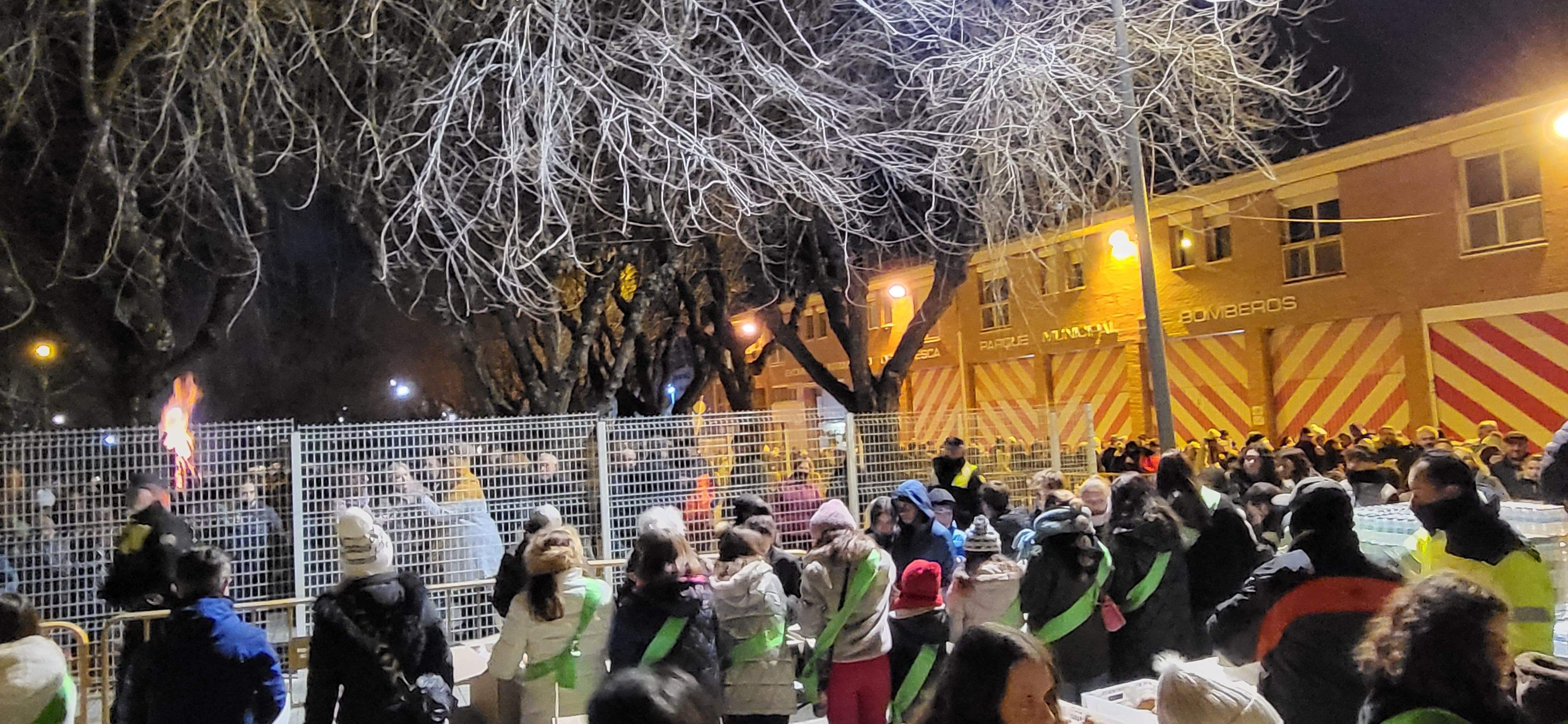 Fiesta de San Vicente con la tradicional hoguera