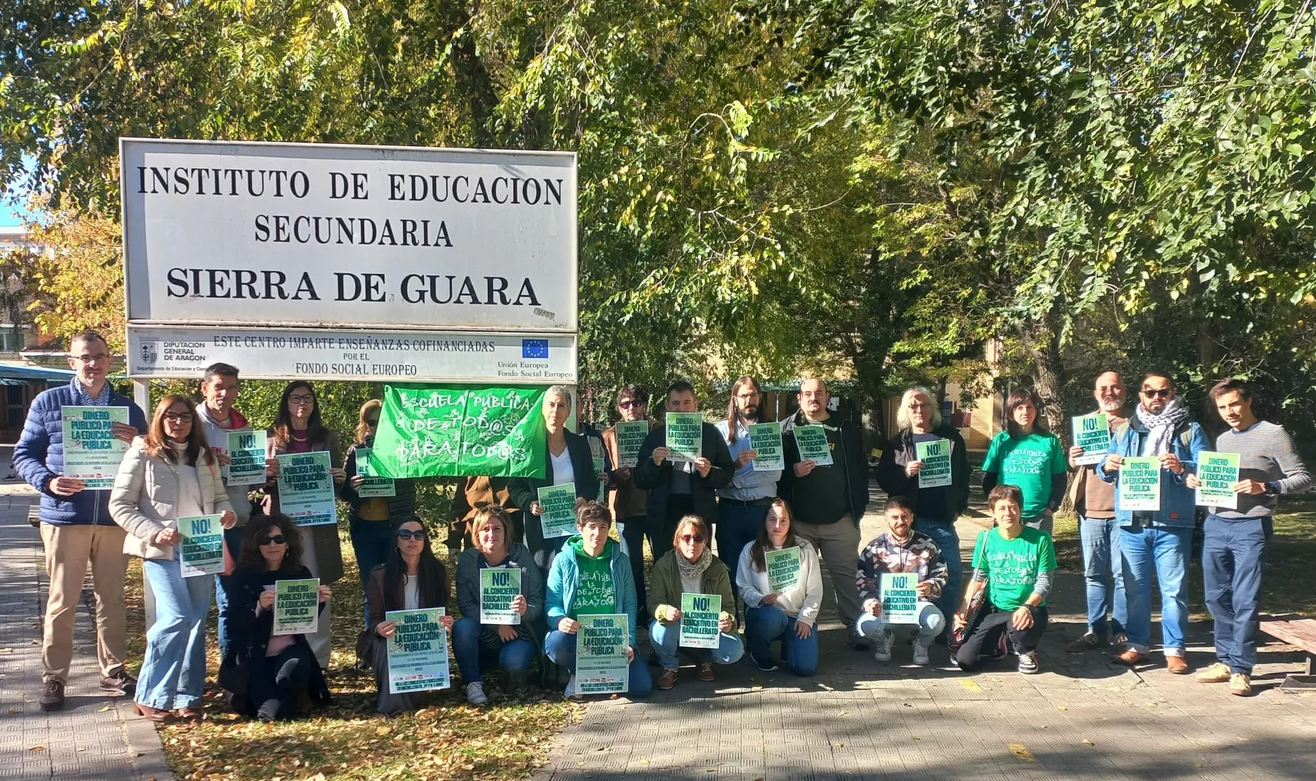 Protestas de rechazo a la concertación de nuevas etapas educativas.