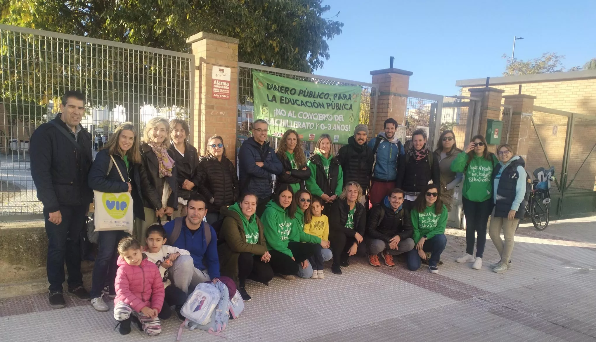 Protestas de rechazo a la concertación de nuevas etapas educativas.