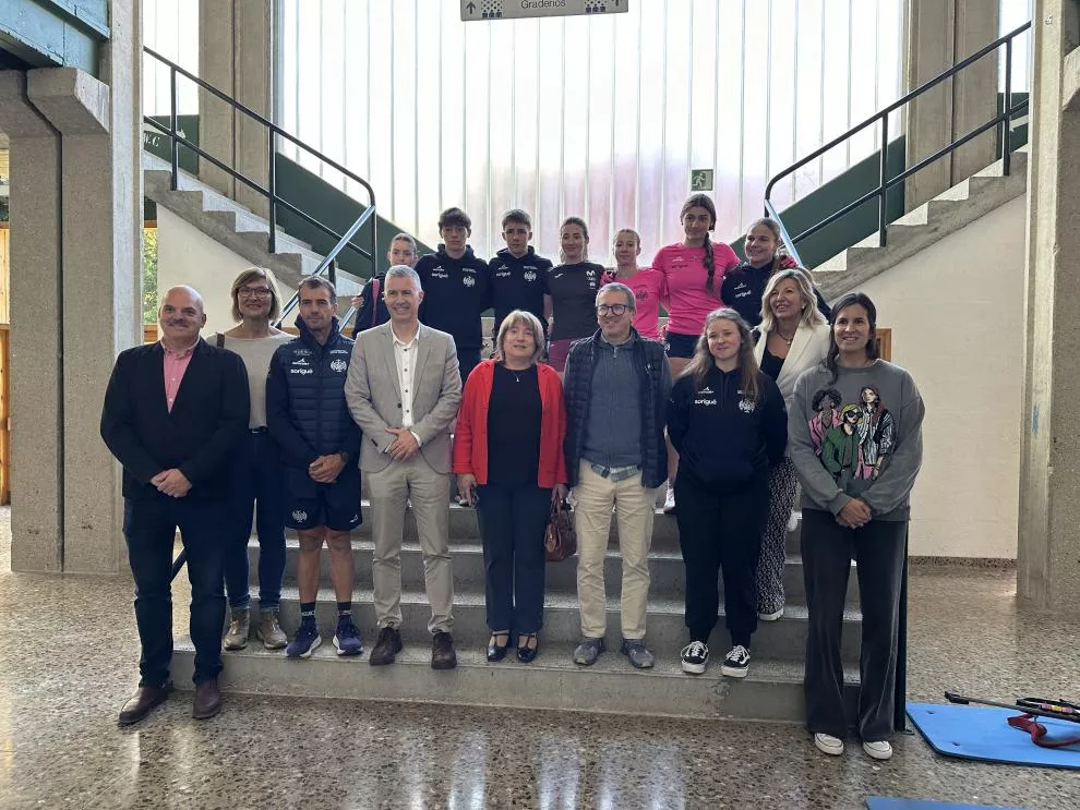 Visita de la consejera al CETDI en Jaca