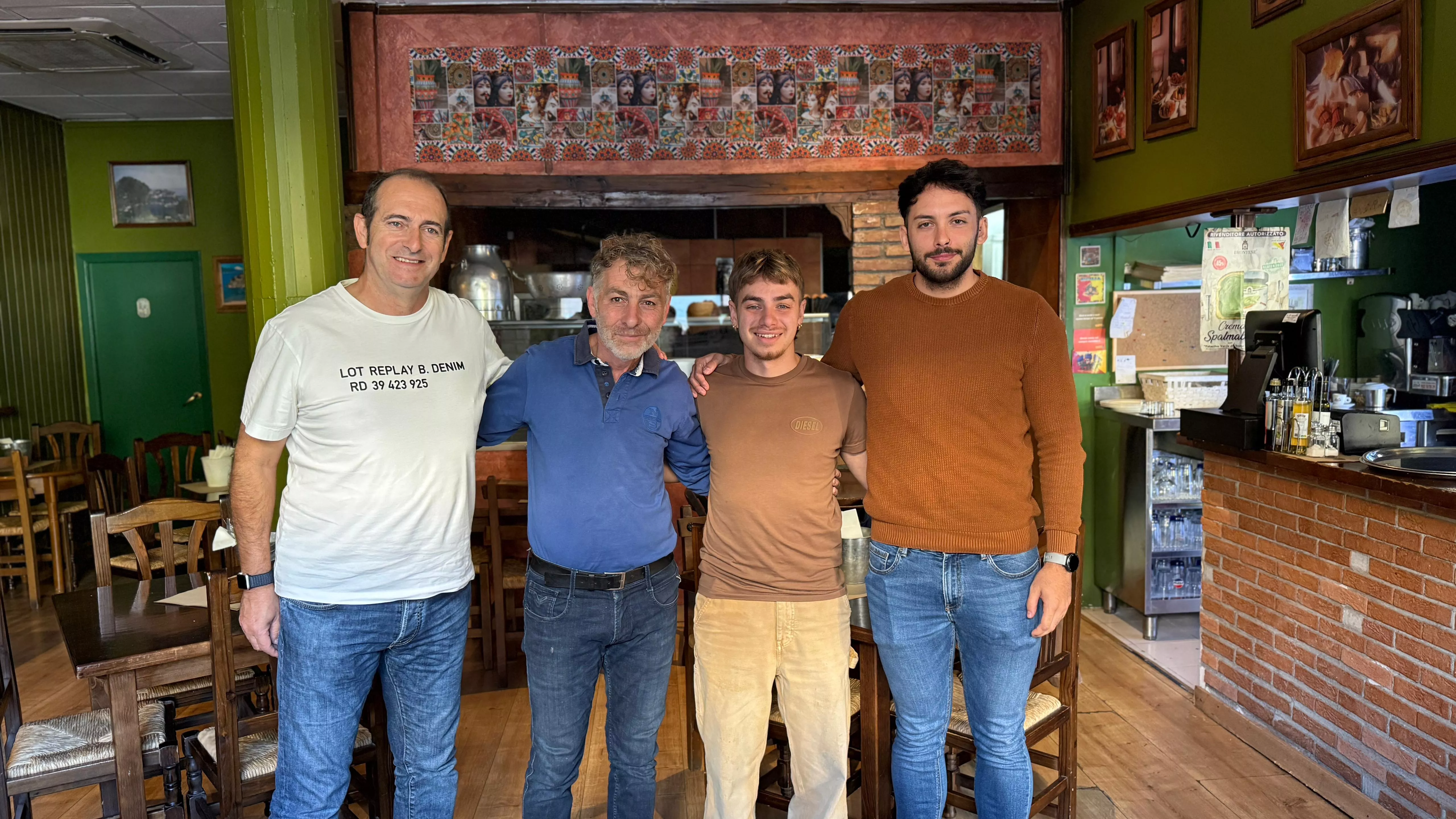 José Nolasco y Daniel Pérez en la Giara José Nolasco y Daniel Pérez en la Giara