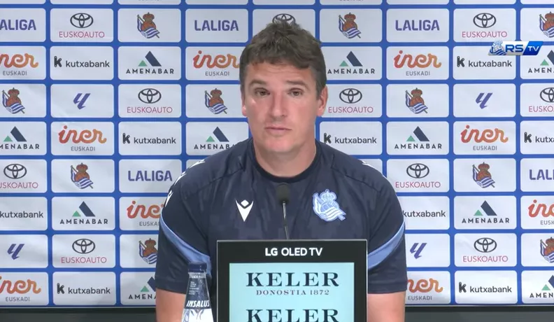 Ansotegi, entrenador de la Real B, ensalza la polivalencia del Huesca: "Pueden variar bastante"