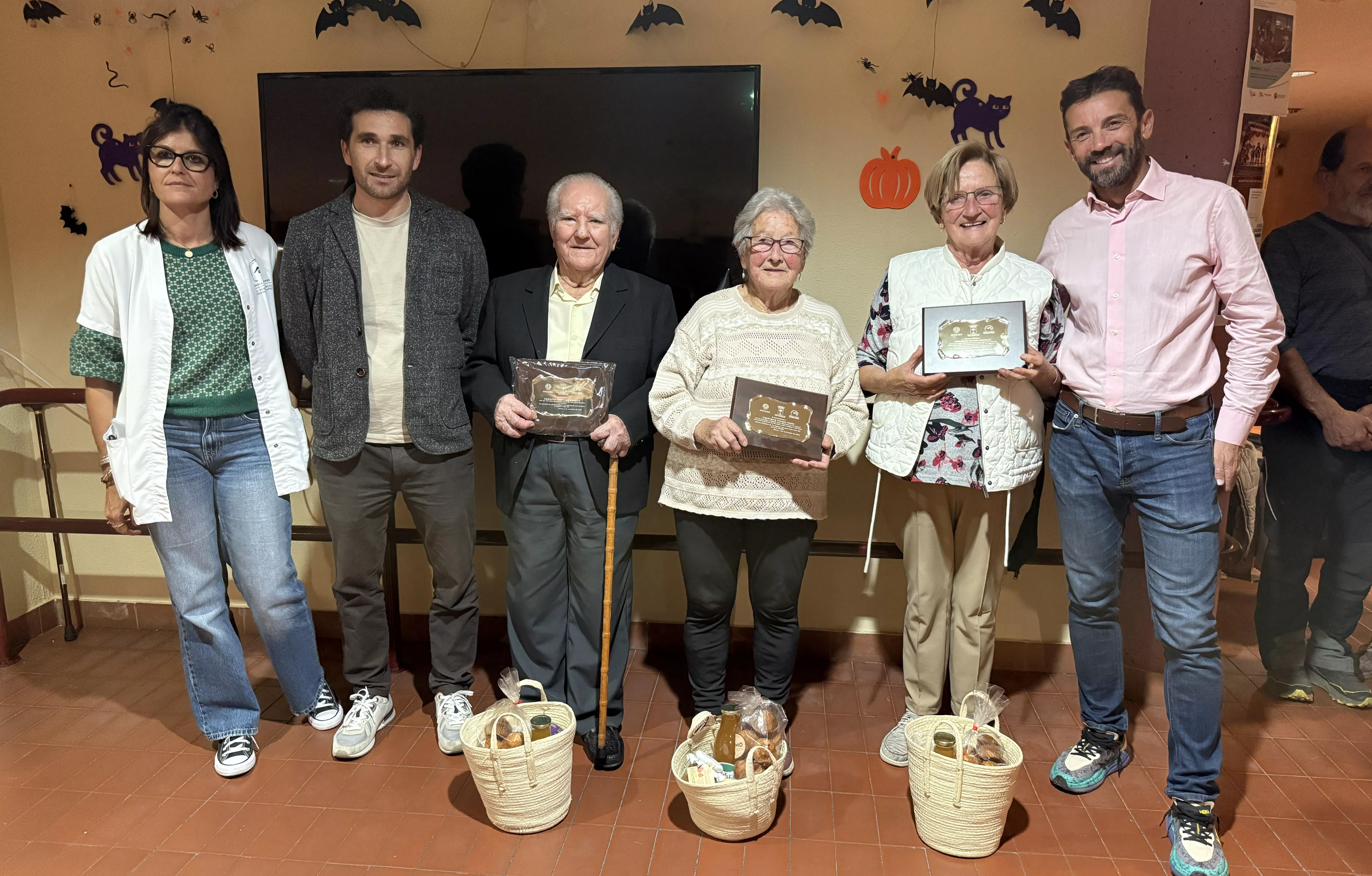 Laura Castán, José Manuel Bielsa, Serafín Cortina, Trini Grasa, Merche Torres y Quique Pueyo