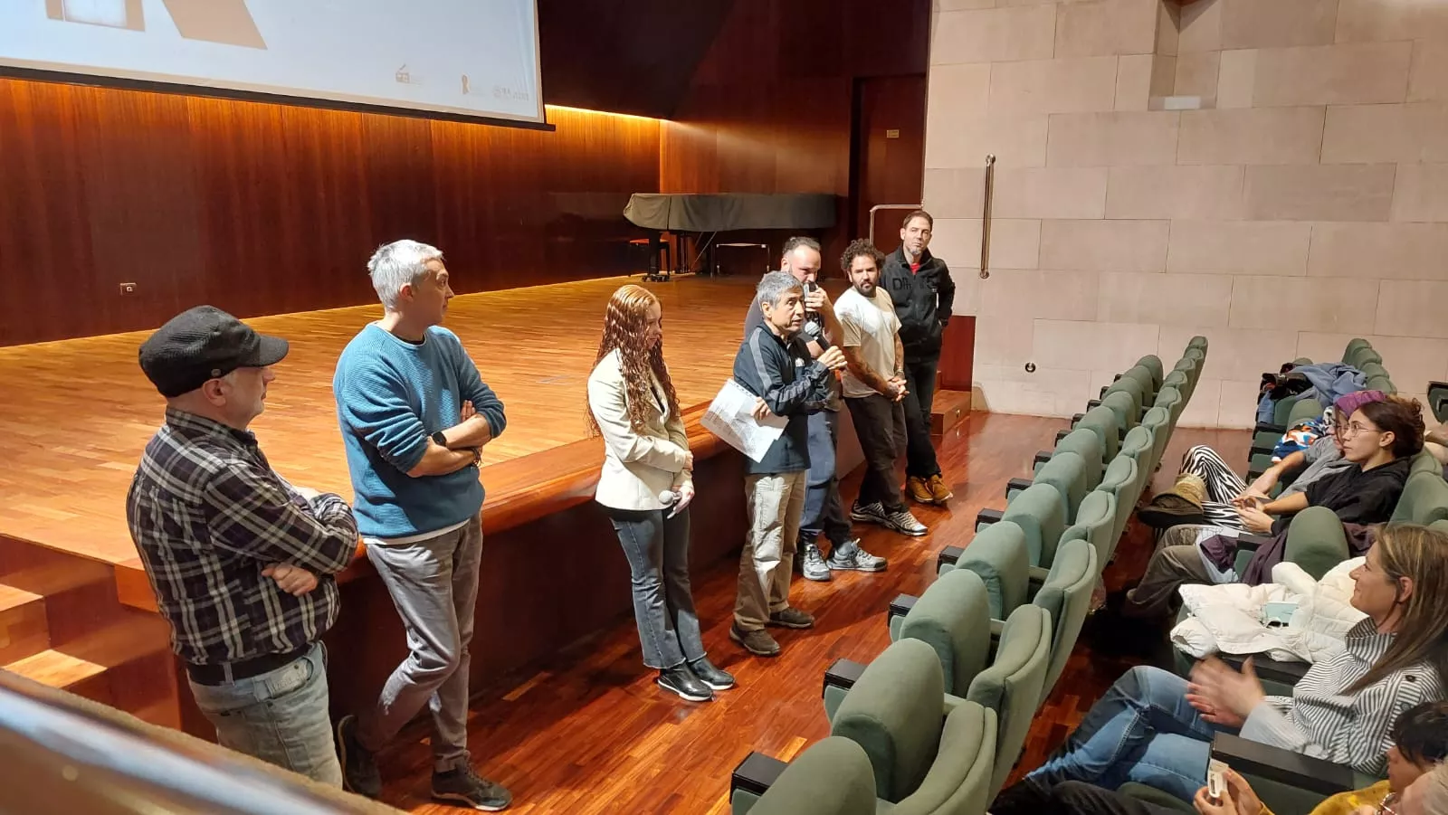 Protagonistas de la primera sesión de la XXXI Muestra de Realizadores Oscenses