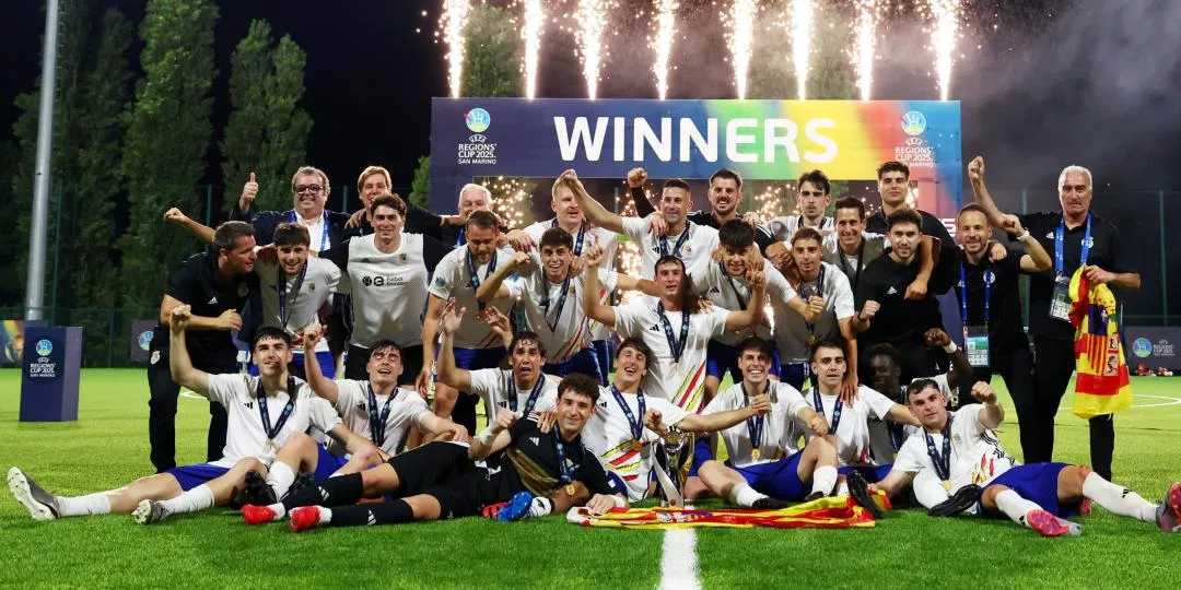 Aragón fue campeón de la Copa Regiones UEFA.