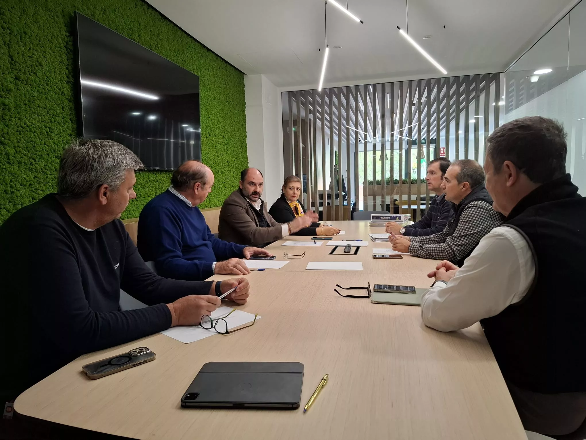 El Ayuntamiento de Barbastro y la AGPME han abordado diversos aspecto de la celebración del Congreso Ibérico del Maíz.