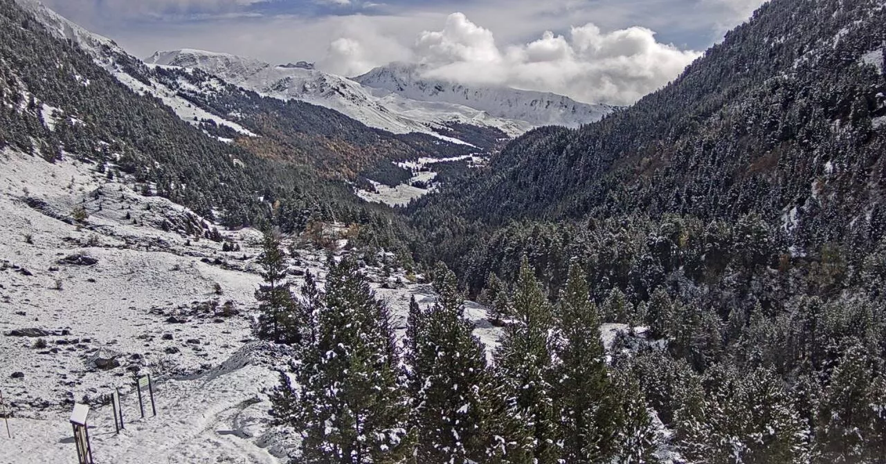 Imagen de la webcam del refugio de Estós.