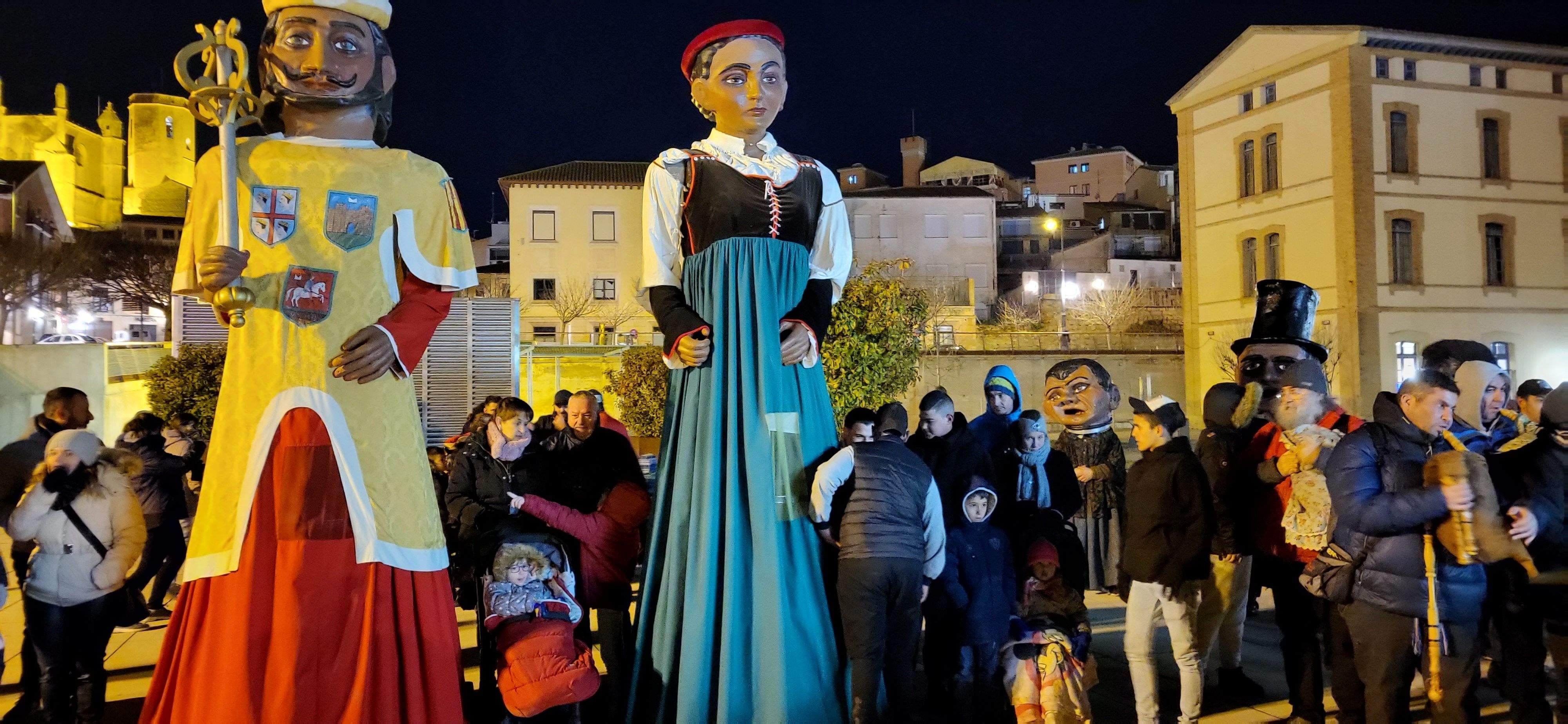 Fiesta de San Vicente con la tradicional hoguera el año pasado.