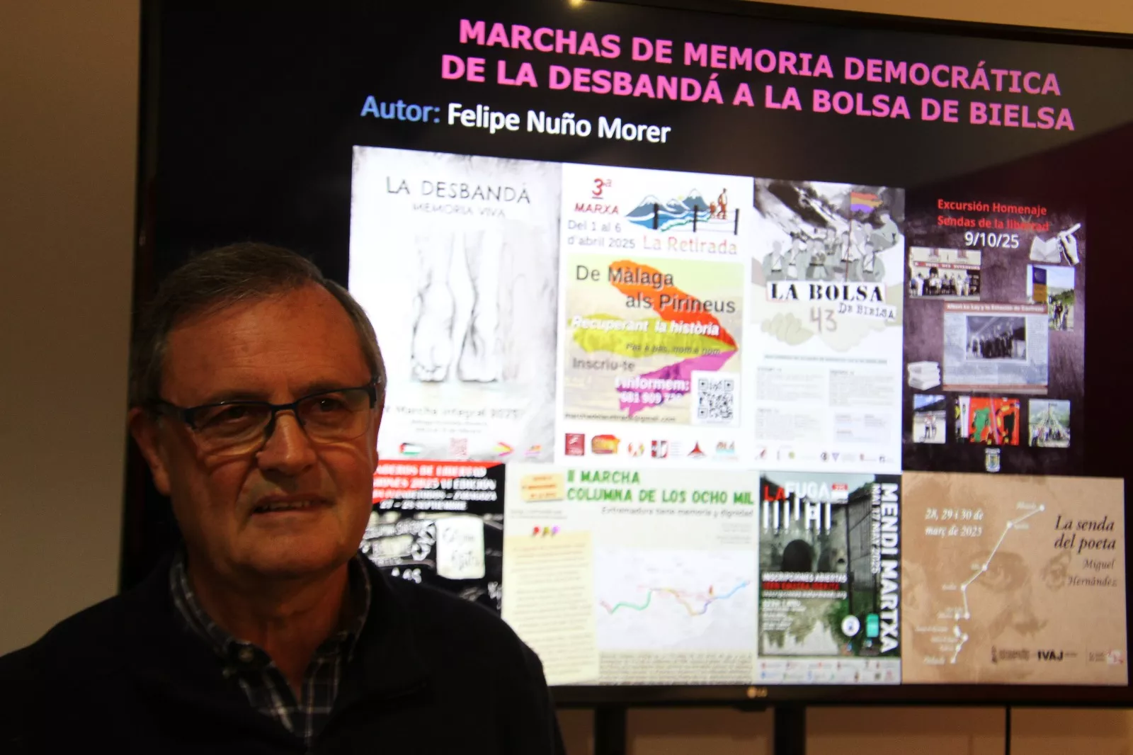 Felipe Nuño, en el CRMAHU. Foto Carlos Neofato