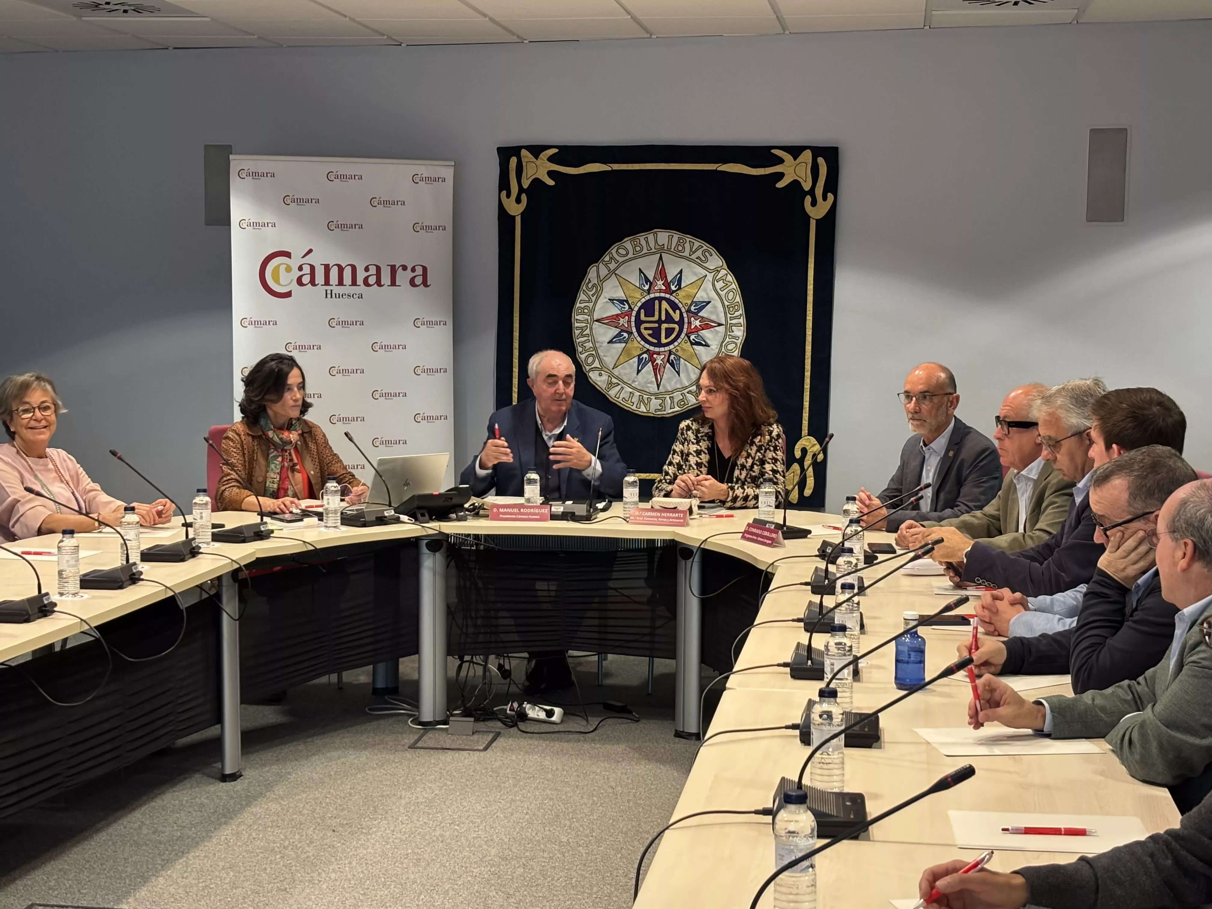 Pleno de la Cámara de Comercio de Huesca en Barbastro