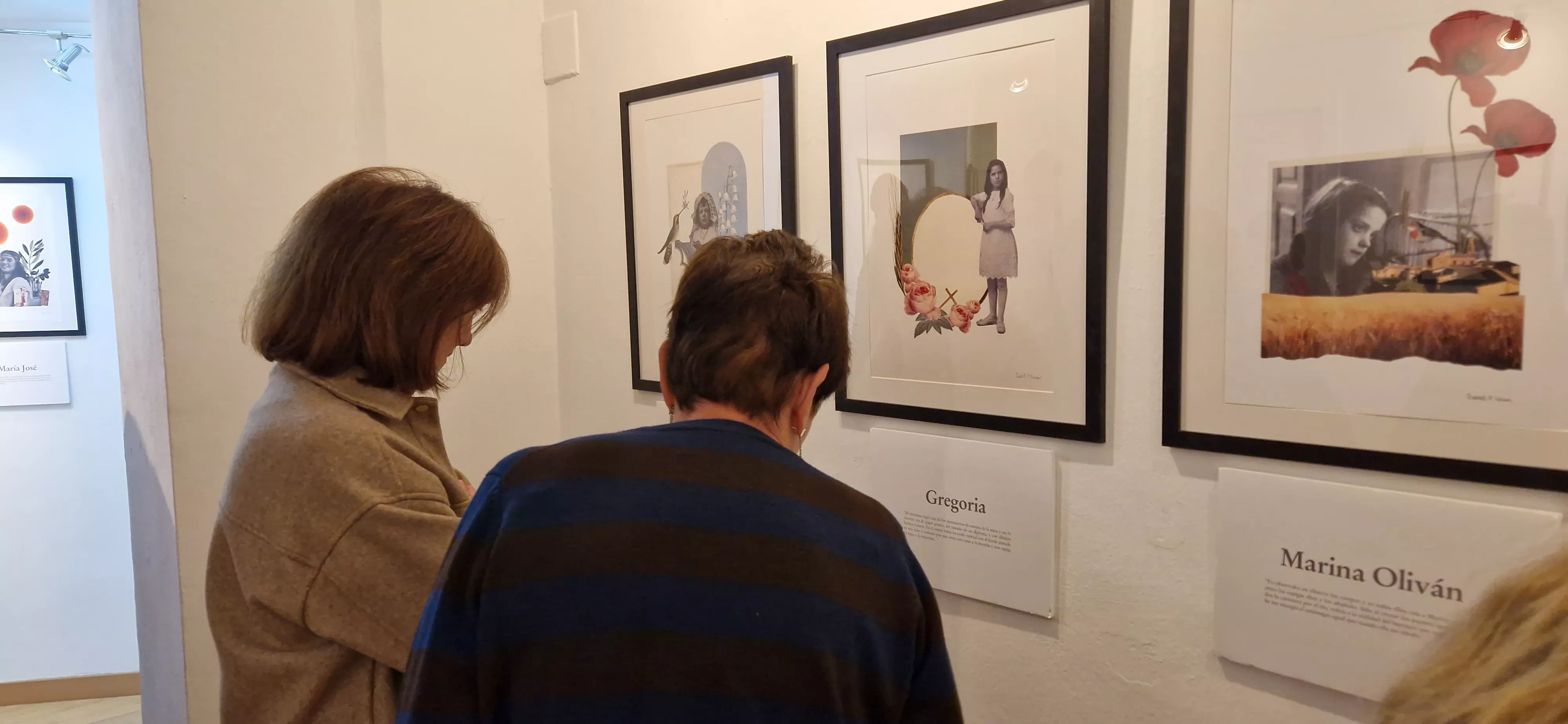 Exposición de las mujeres de "Años de vida". Foto Myriam Martínez