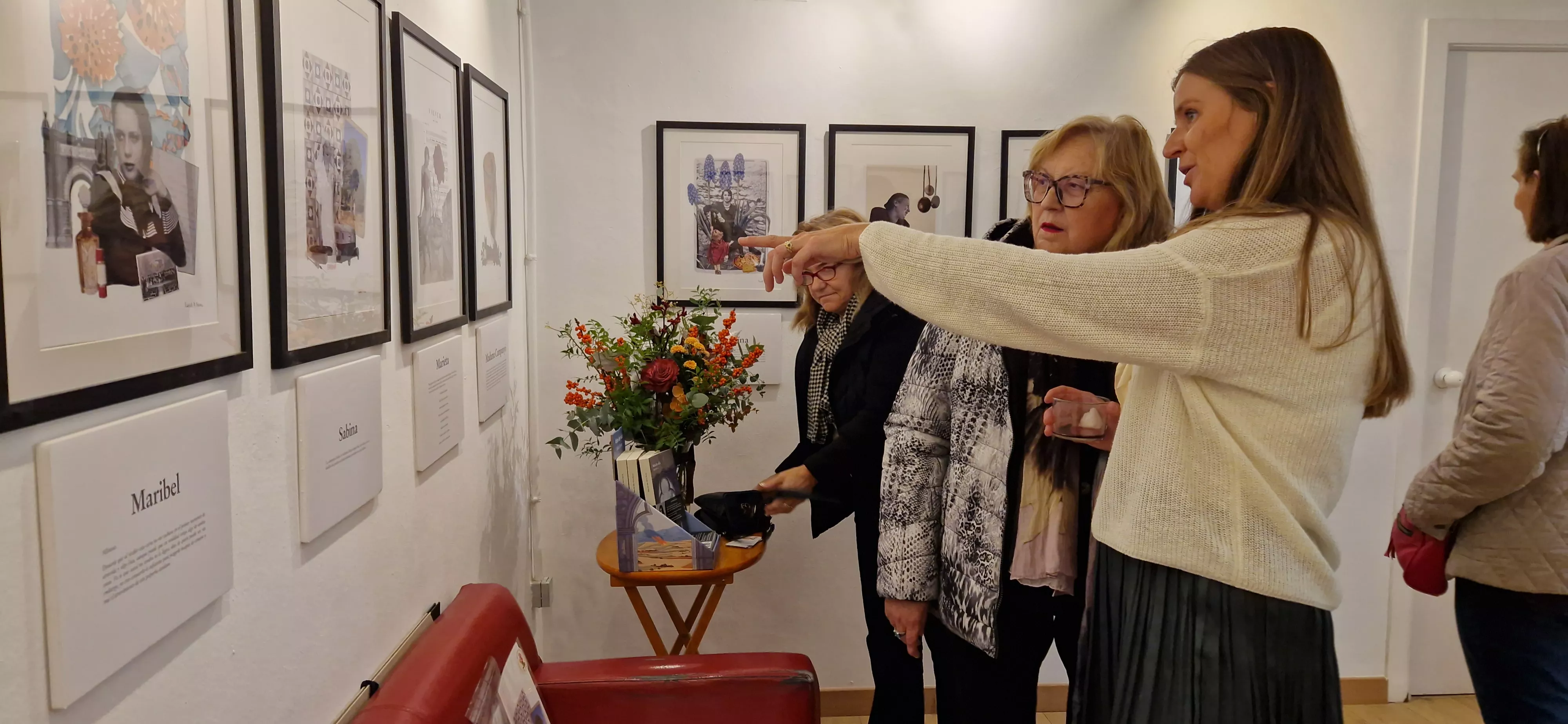 Exposición de las mujeres de "Años de vida". Foto Myriam Martínez