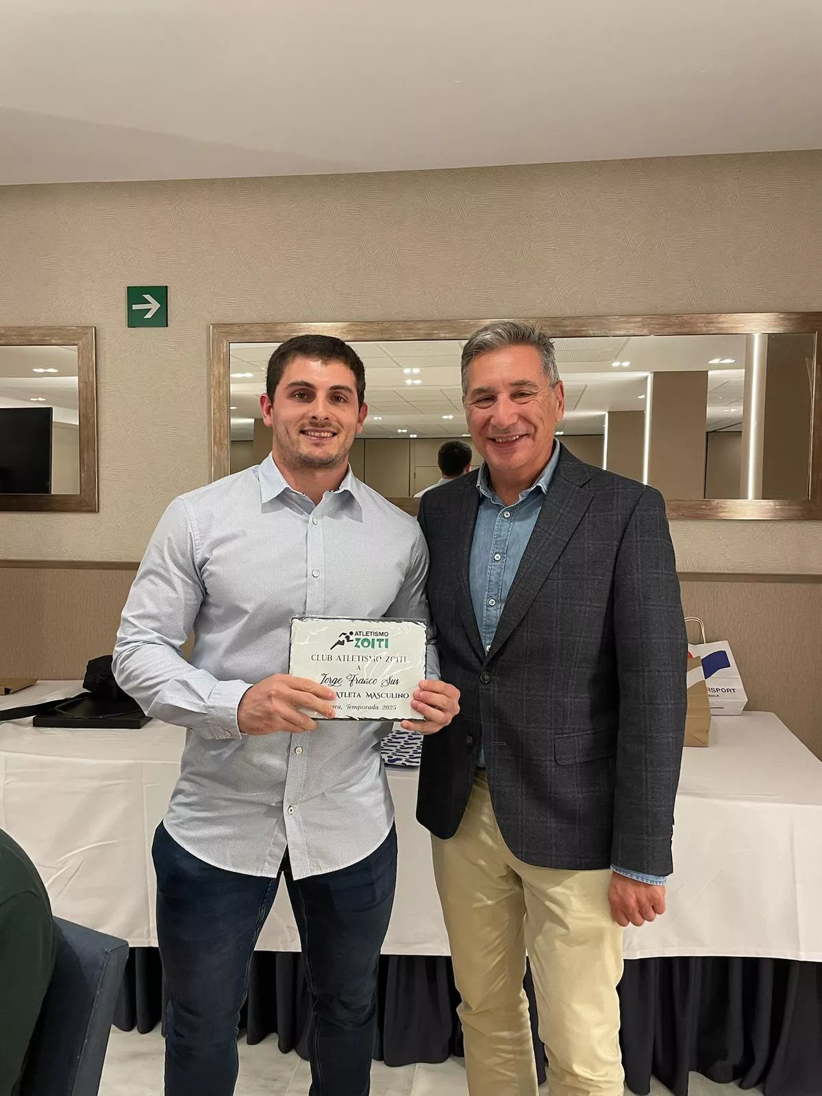 Jorge Franco, mejor atleta masculno