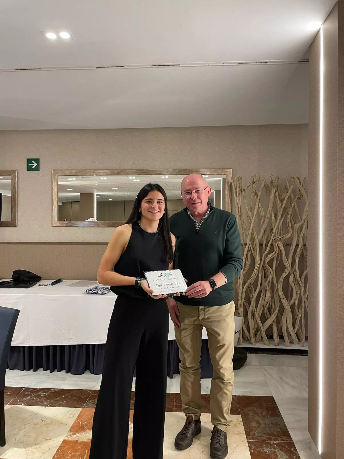 Luzía Lafarga, mejor atleta femenina