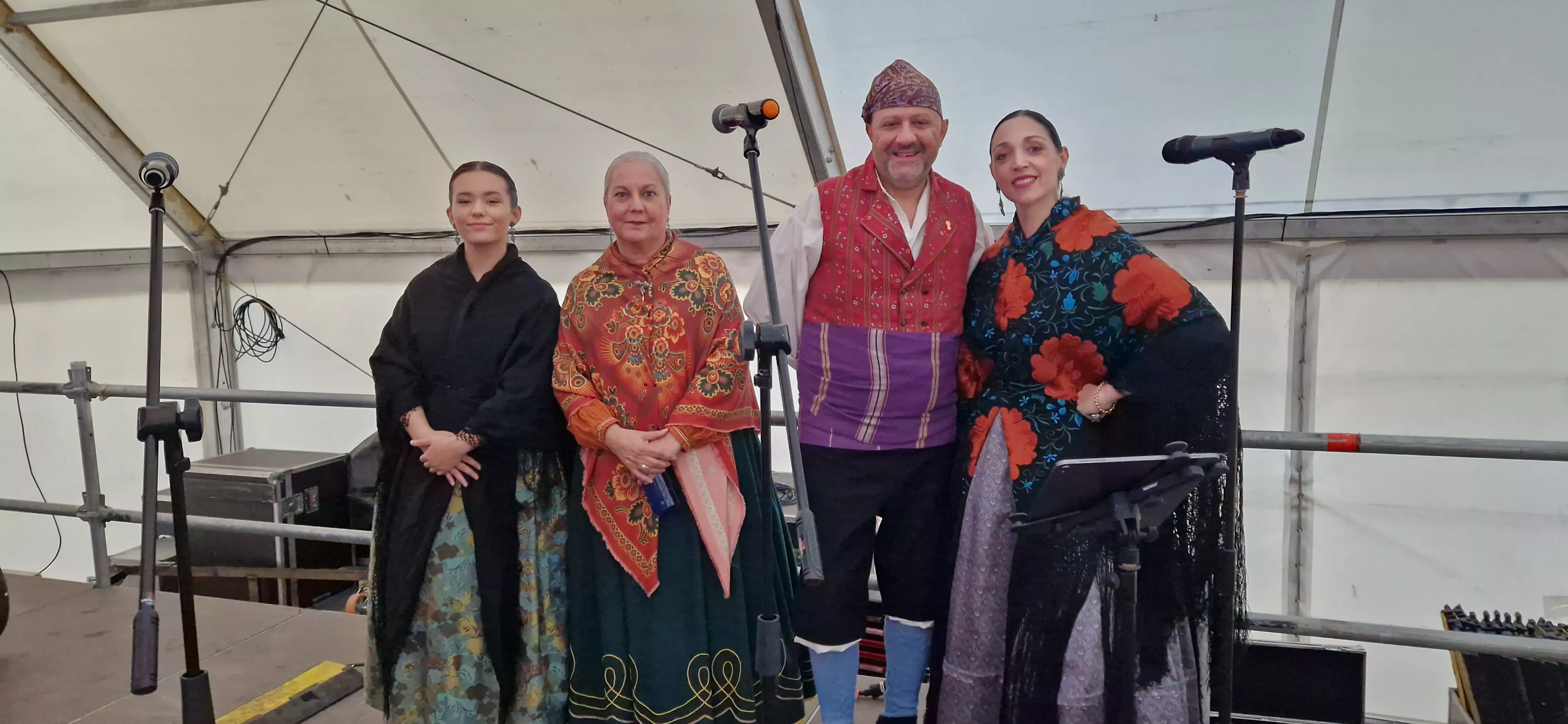 Elenco Aragonés. Proclamación de mairalesas y mainates de San Martín y homenaje a la familia Luna. Foto Myriam Martínez