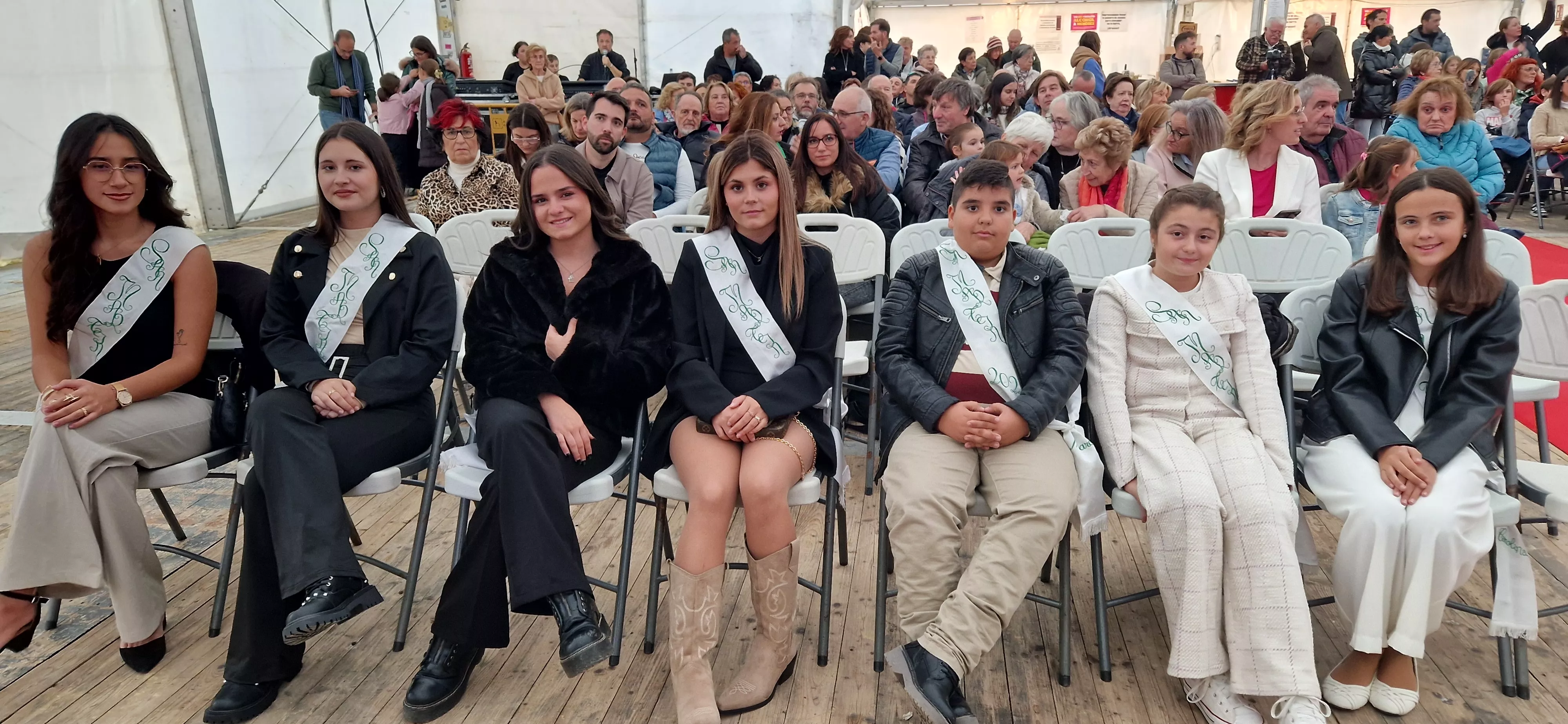 Proclamación de mairalesas y mainates de San Martín y homenaje a la familia Luna. Foto Myriam Martínez