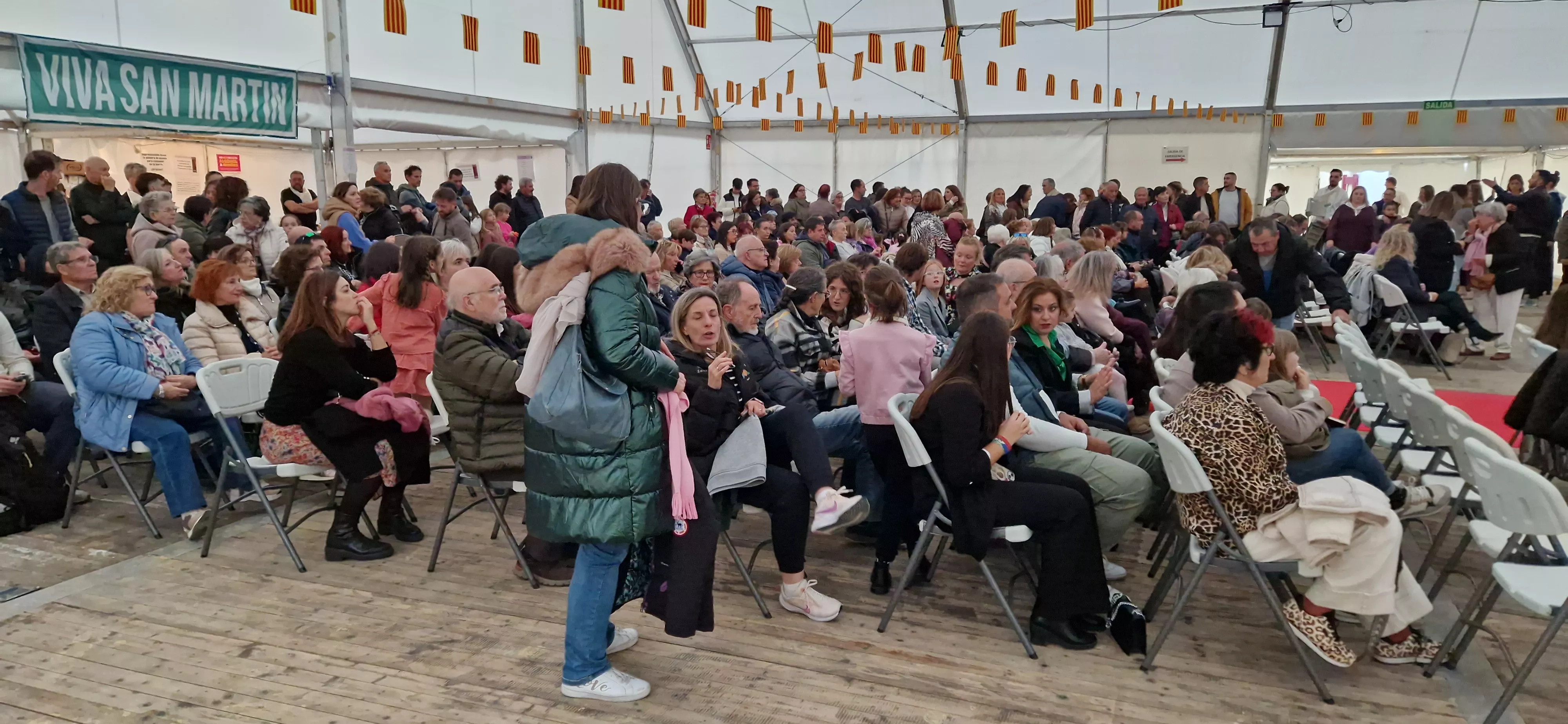 Proclamación de mairalesas y mainates de San Martín y homenaje a la familia Luna. Foto Myriam Martínez