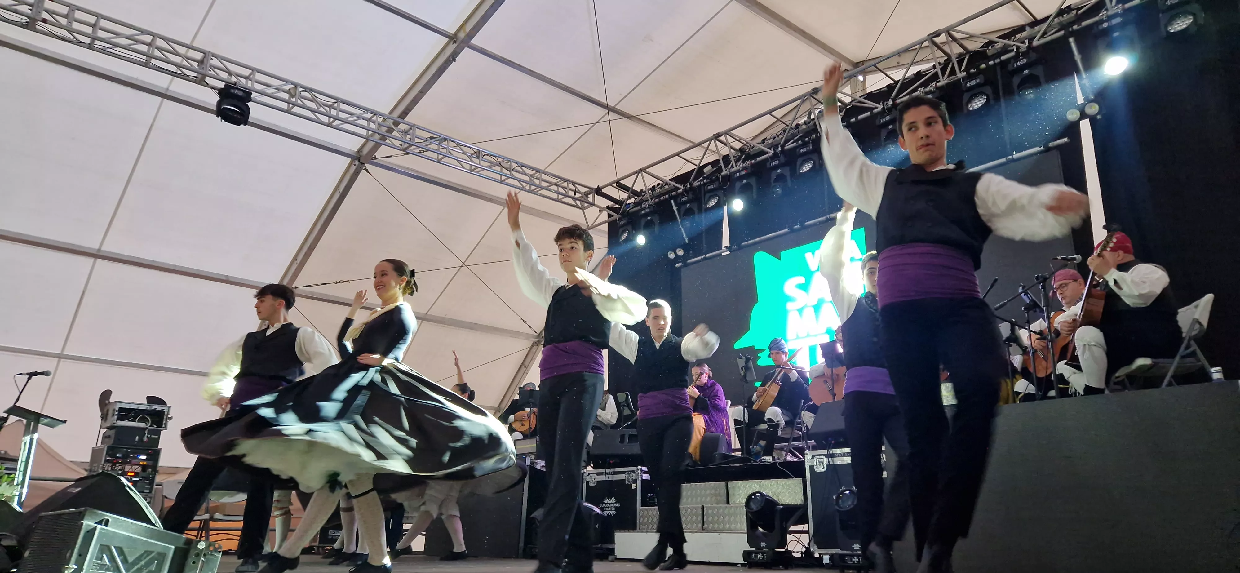 Elenco Aragonés. Proclamación de mairalesas y mainates de San Martín y homenaje a la familia Luna. Foto Myriam Martínez