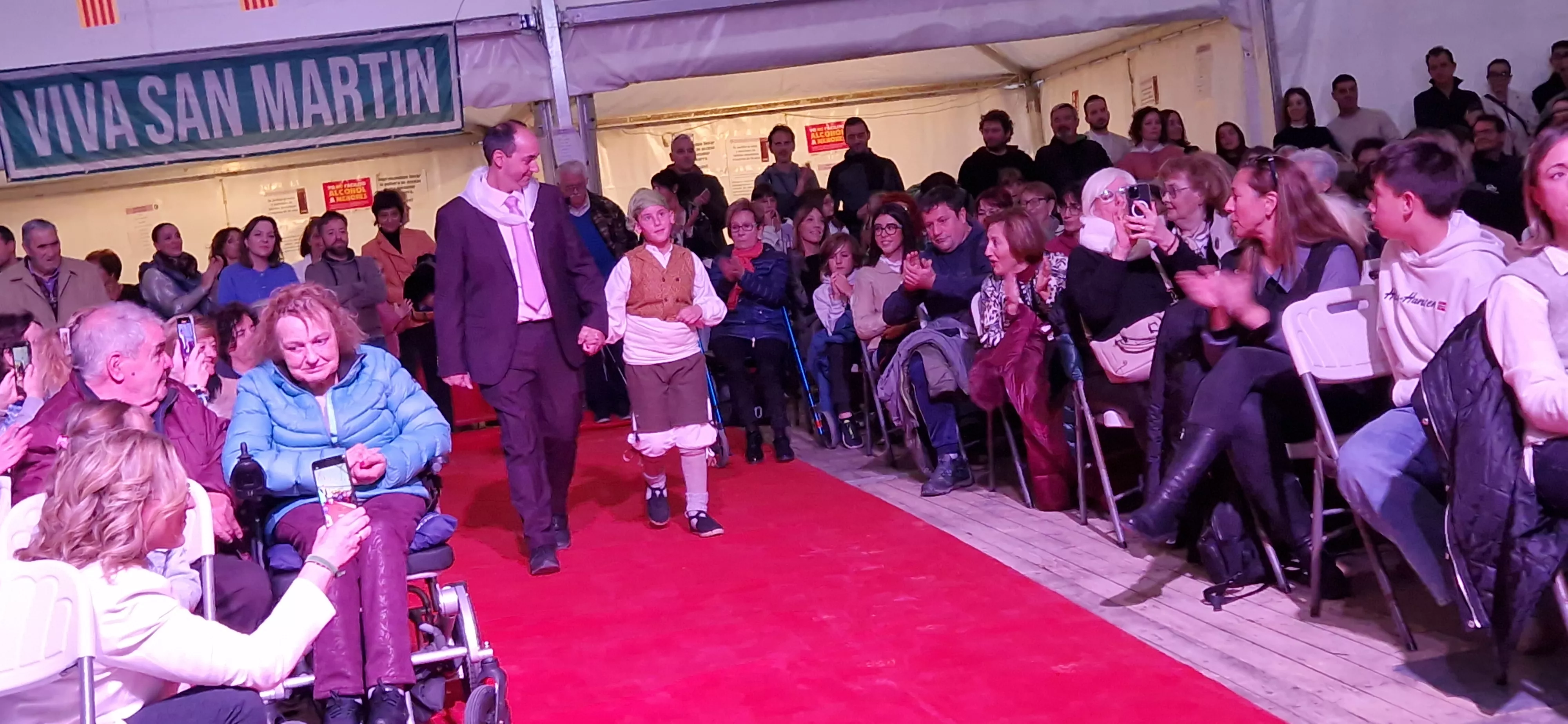 Proclamación de mairalesas y mainates de San Martín y homenaje a la familia Luna. Foto Myriam Martínez