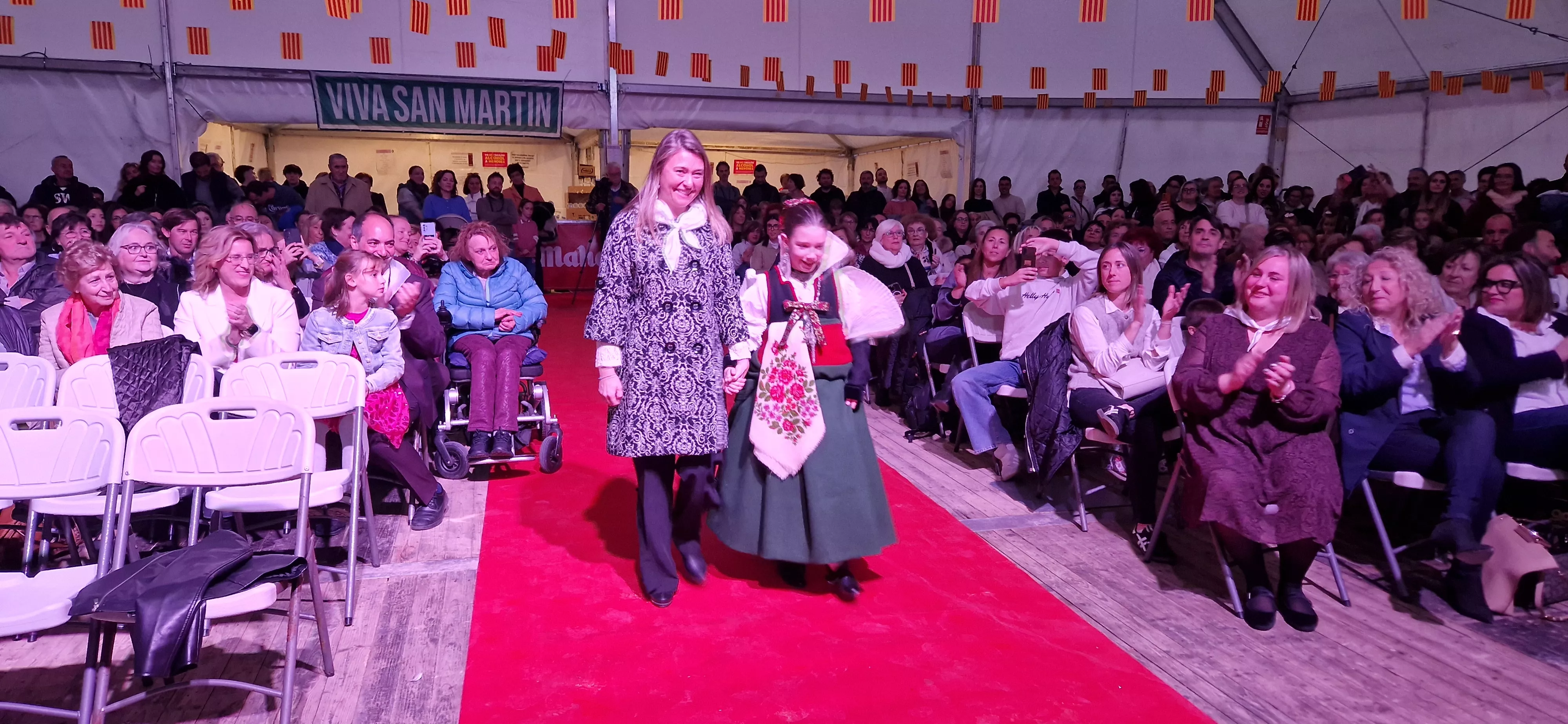 Proclamación de mairalesas y mainates de San Martín y homenaje a la familia Luna. Foto Myriam Martínez