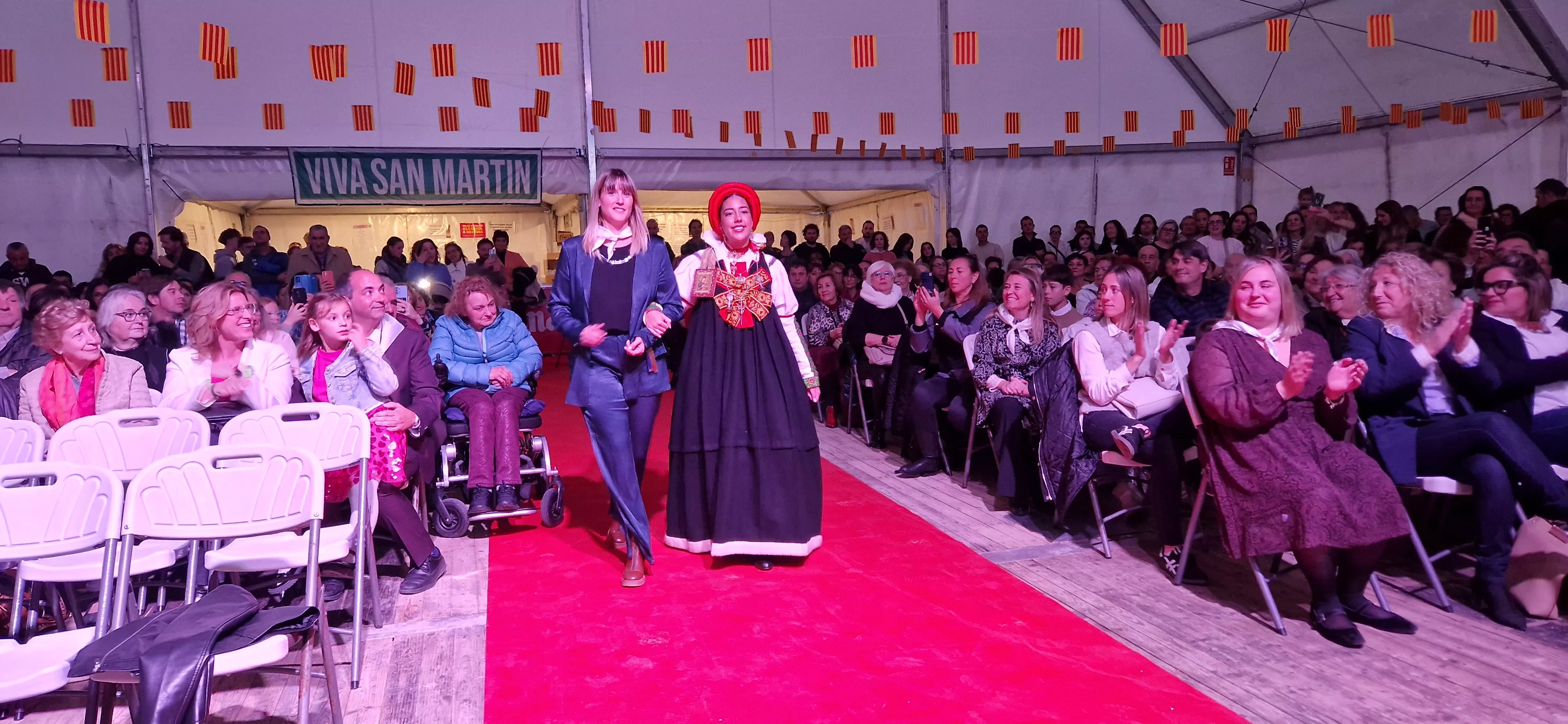 Proclamación de mairalesas y mainates de San Martín y homenaje a la familia Luna. Foto Myriam Martínez