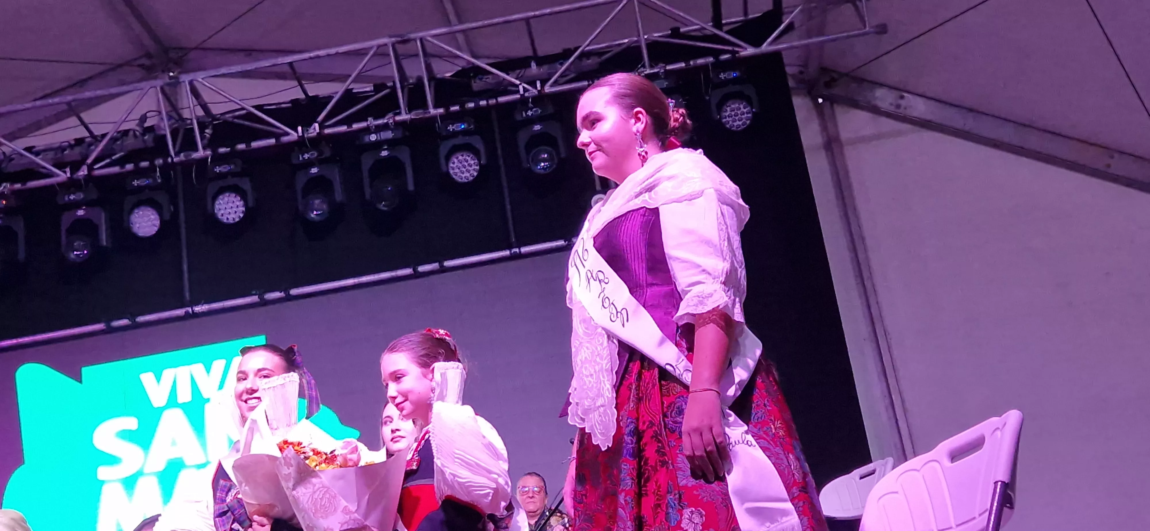 Proclamación de mairalesas y mainates de San Martín y homenaje a la familia Luna. Foto Myriam Martínez