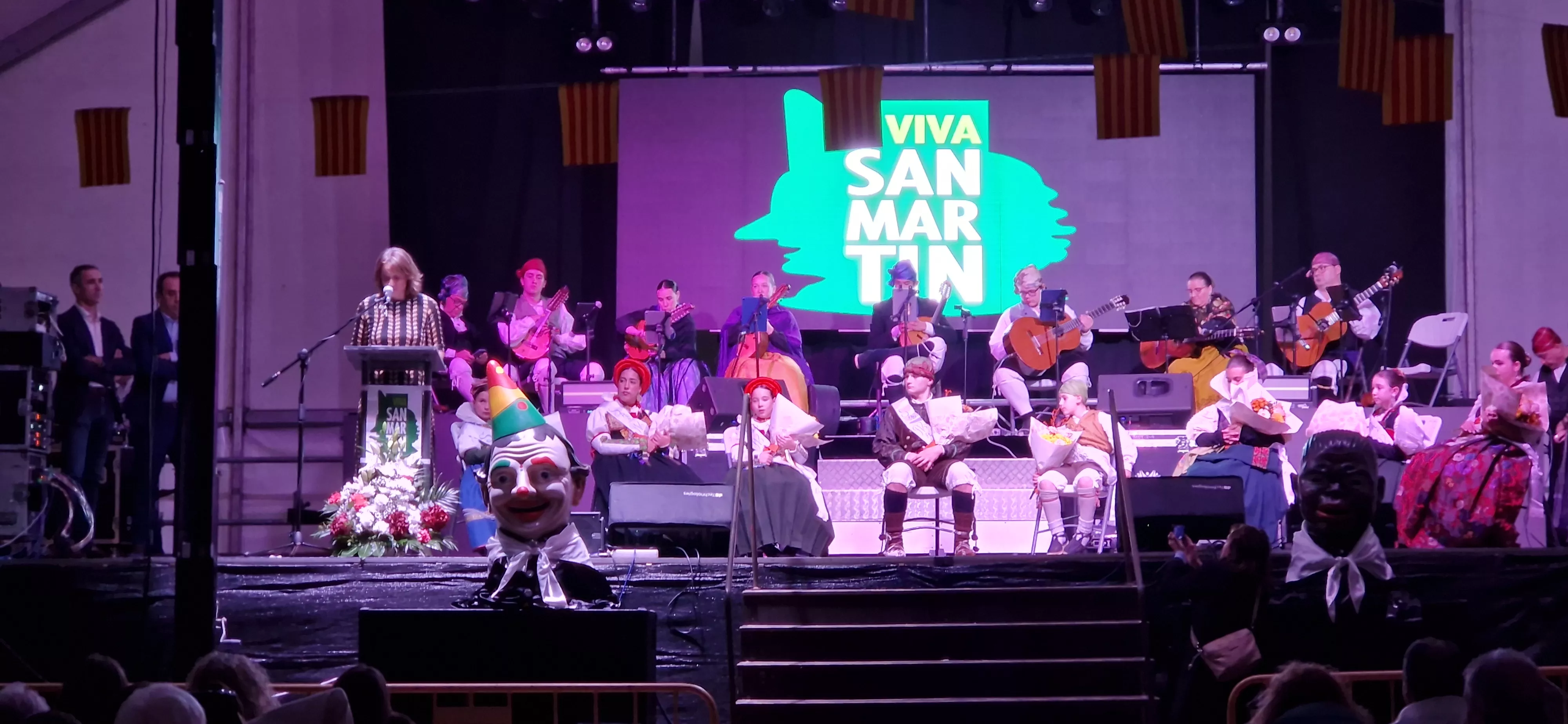 Isabel Luna. Proclamación de mairalesas y mainates de San Martín y homenaje a la familia Luna. Foto Myriam Martínez