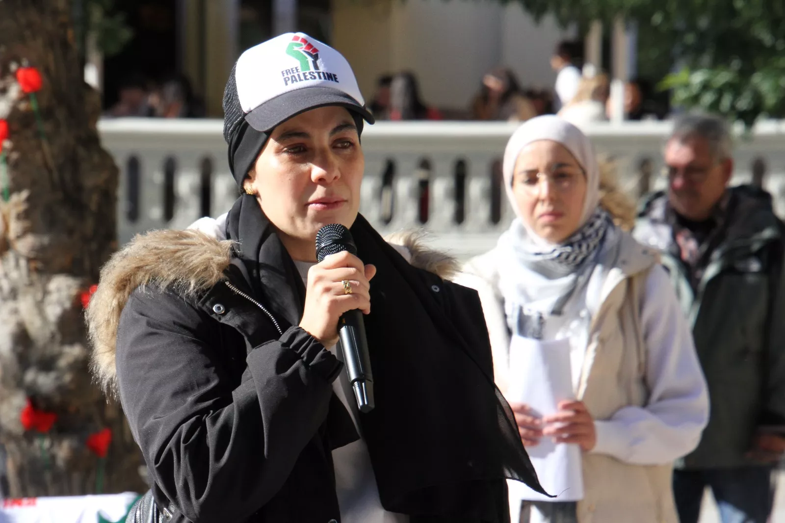 Nueva manifestación Huesca con Palestina. Foto Carlos Neofato