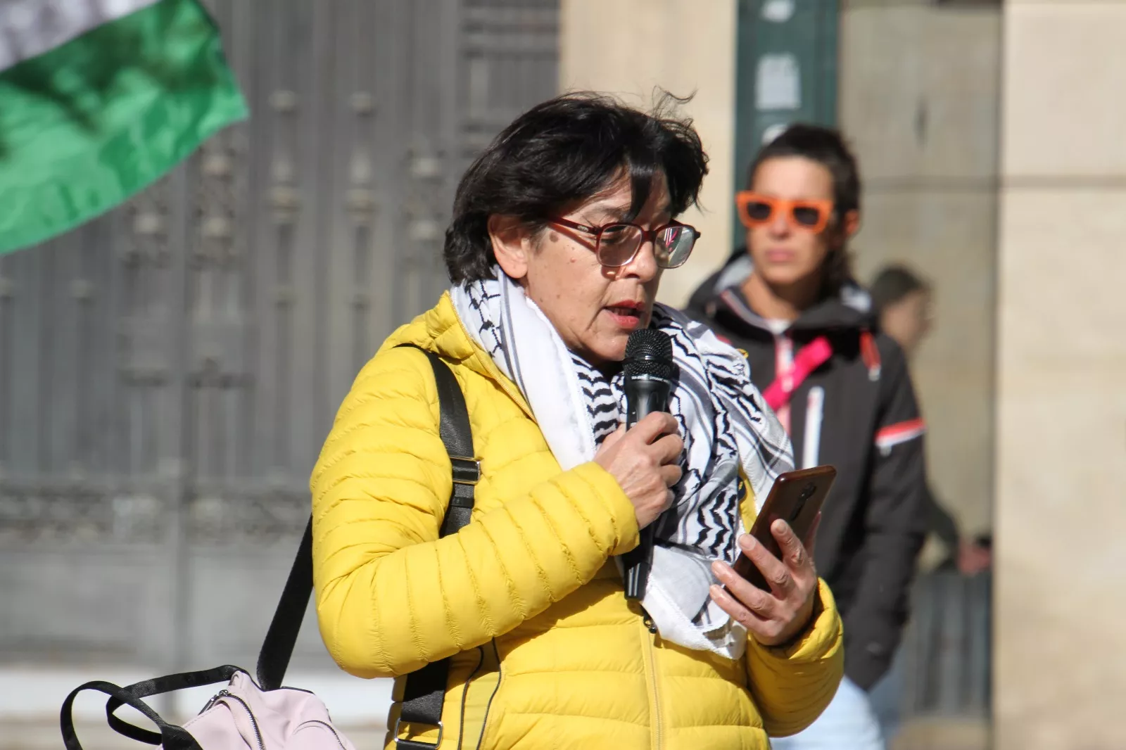 Nueva manifestación Huesca con Palestina. Foto Carlos Neofato