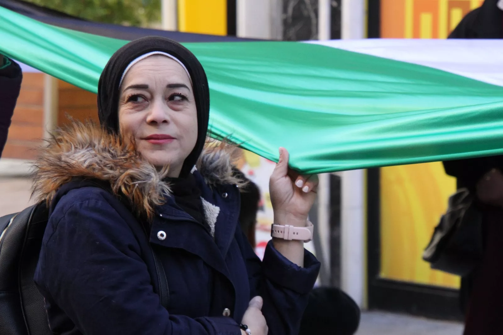 Nueva manifestación Huesca con Palestina. Foto Carlos Neofato