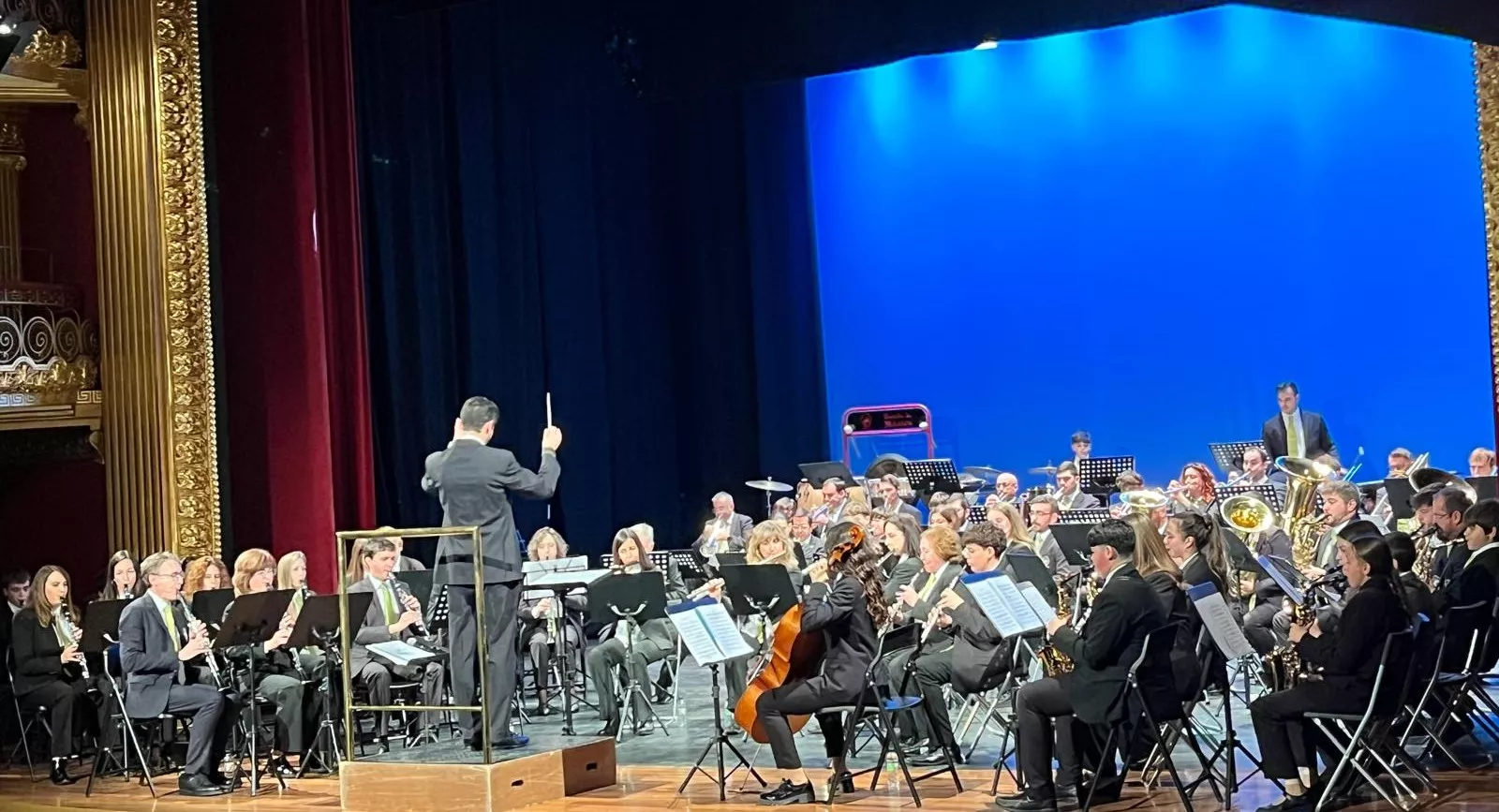 La Banda de Música de Huesca celebra su 40 aniversario con un concierto en el Olimpia. Foto Mercedes Manterola 