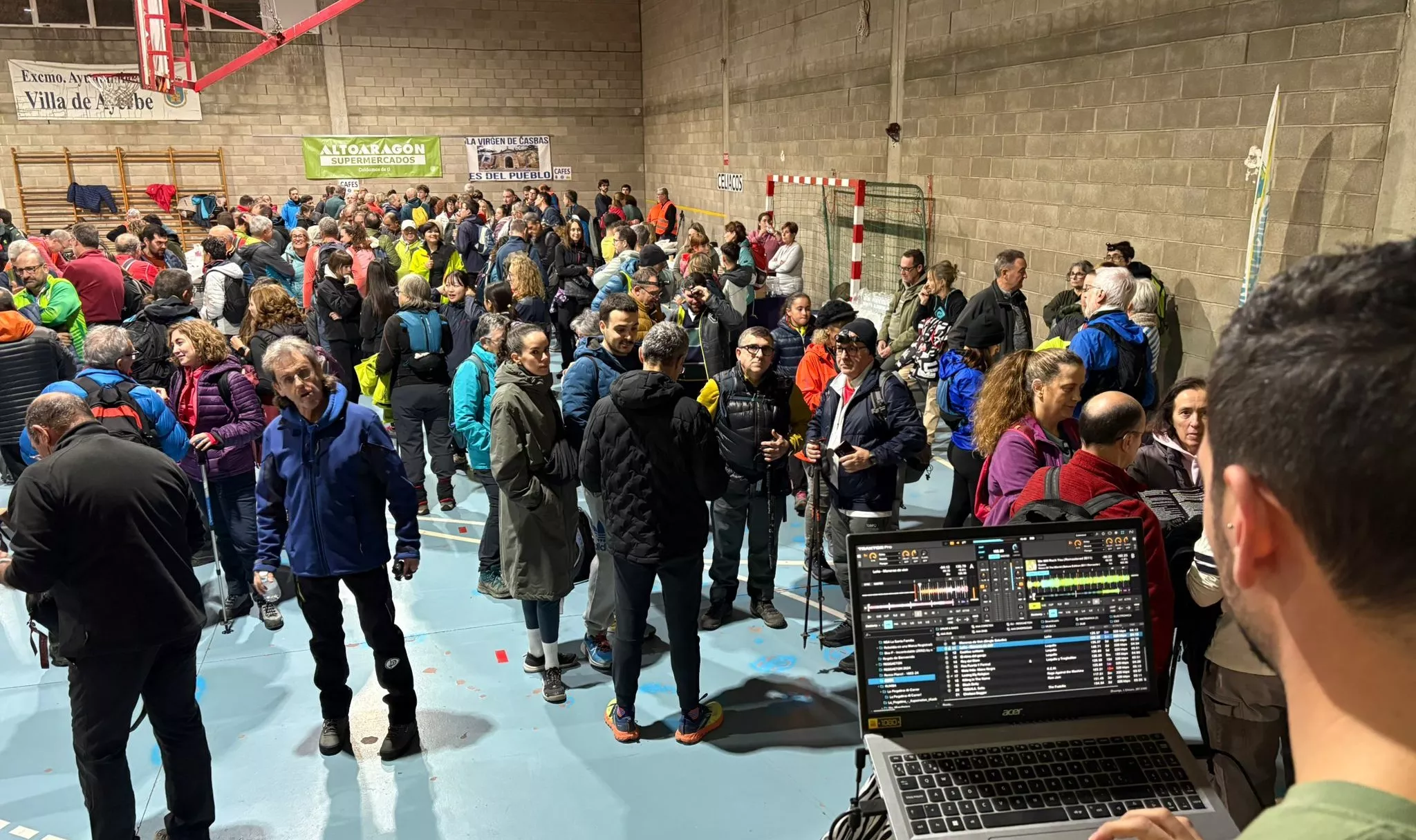 V Caminata Bajo las Estrellas de Ayerbe.