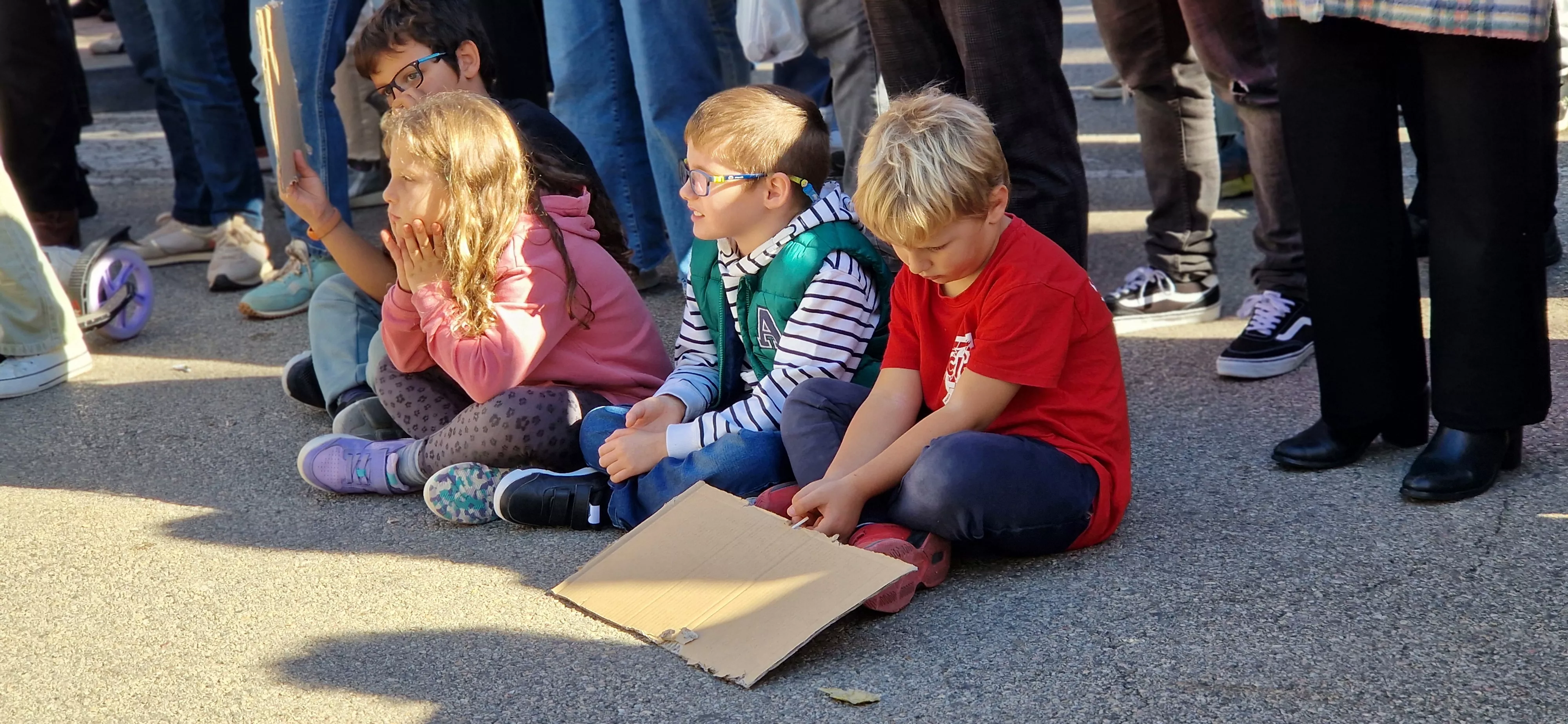 Concentración por la sanidad pública en Huesca. Foto Myriam Martínez