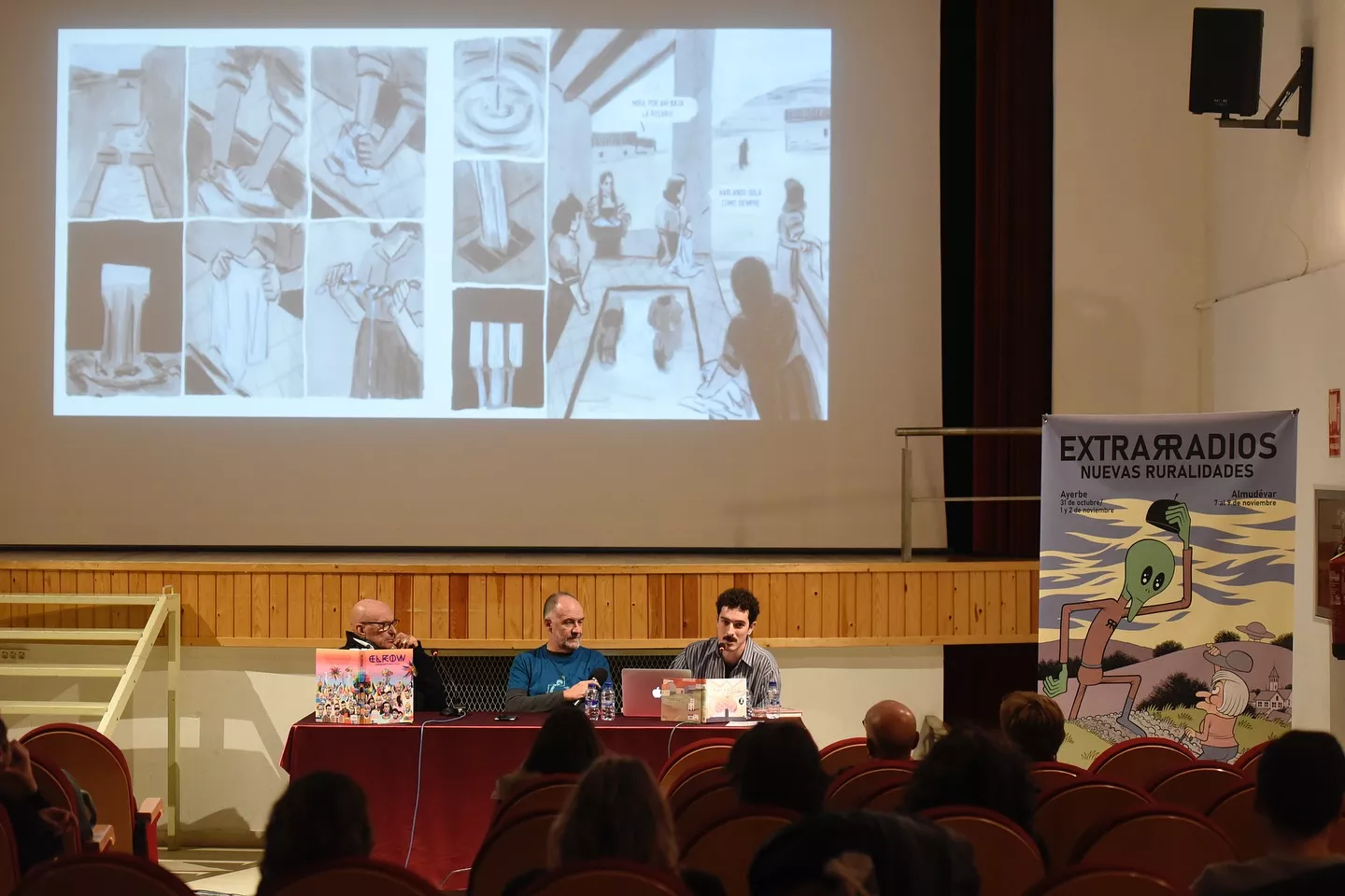 Celebración de Extrarradios en Almudévar.