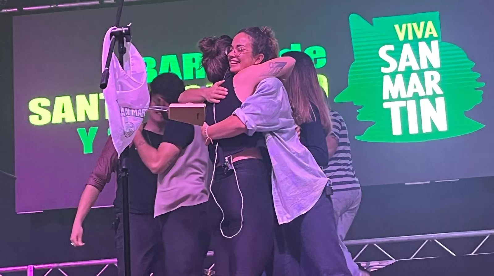 Actuación de Radices en el festival Luna Lunera de las fiestas de San Martín. Foto Mercedes Manterola