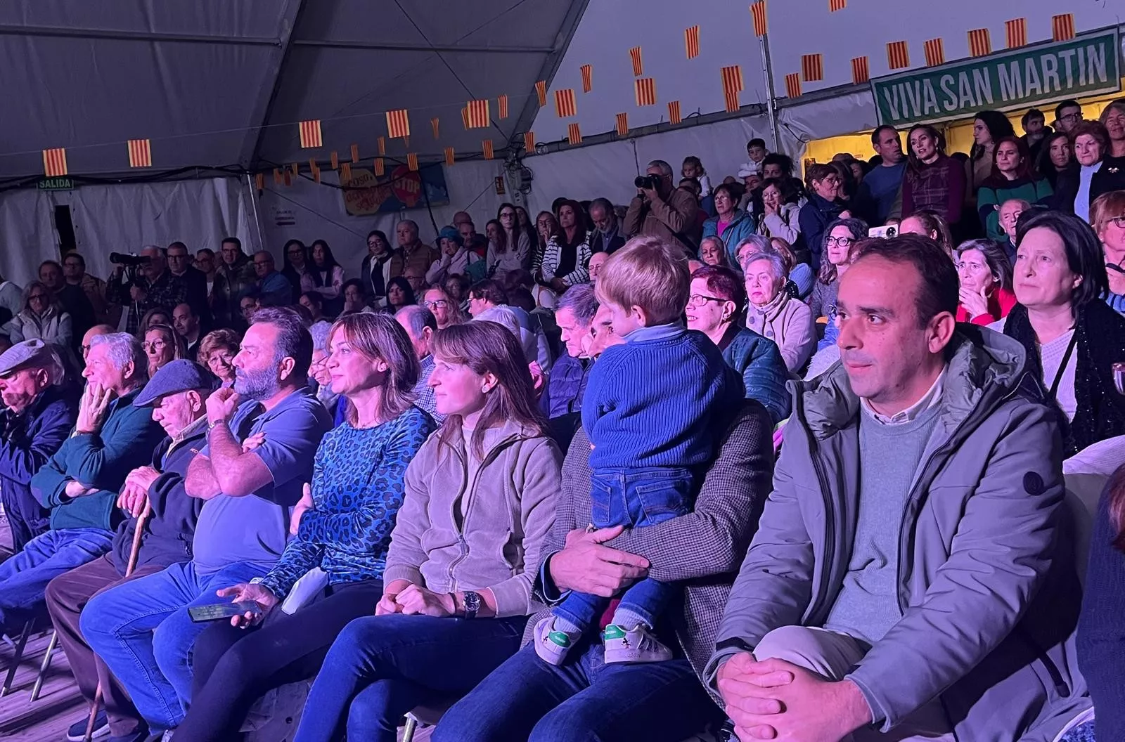 Actuación de Radices en el festival Luna Lunera de las fiestas de San Martín. Foto Mercedes Manterola
