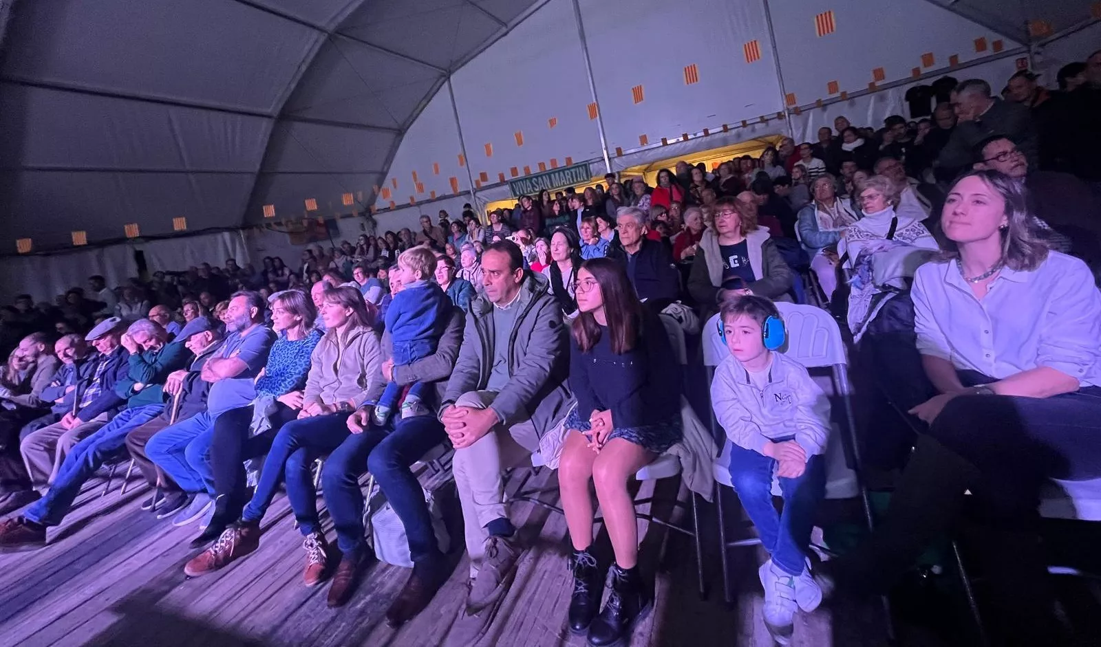 Actuación de Radices en el festival Luna Lunera de las fiestas de San Martín. Foto Mercedes Manterola