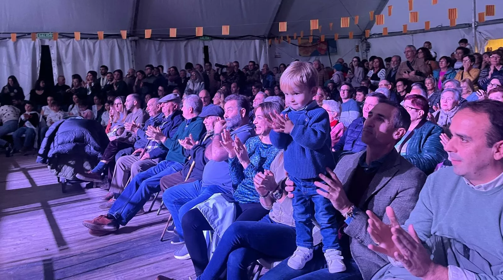 Actuación de Radices en el festival Luna Lunera de las fiestas de San Martín. Foto Mercedes Manterola