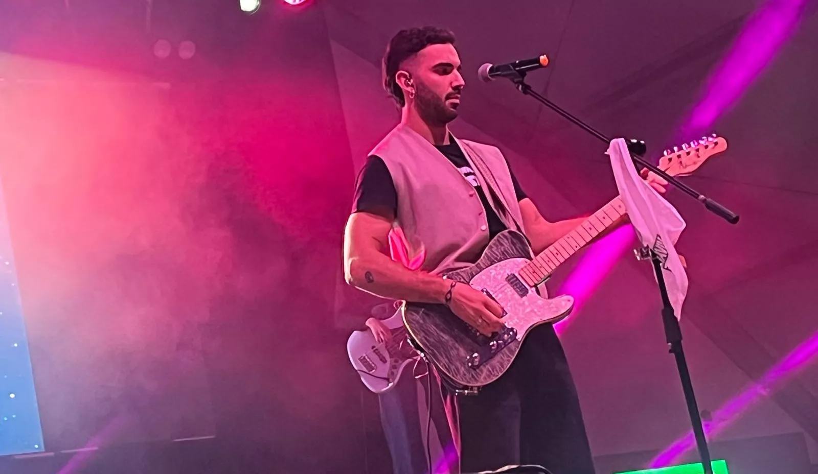 Actuación de Radices en el festival Luna Lunera de las fiestas de San Martín. Foto Mercedes Manterola