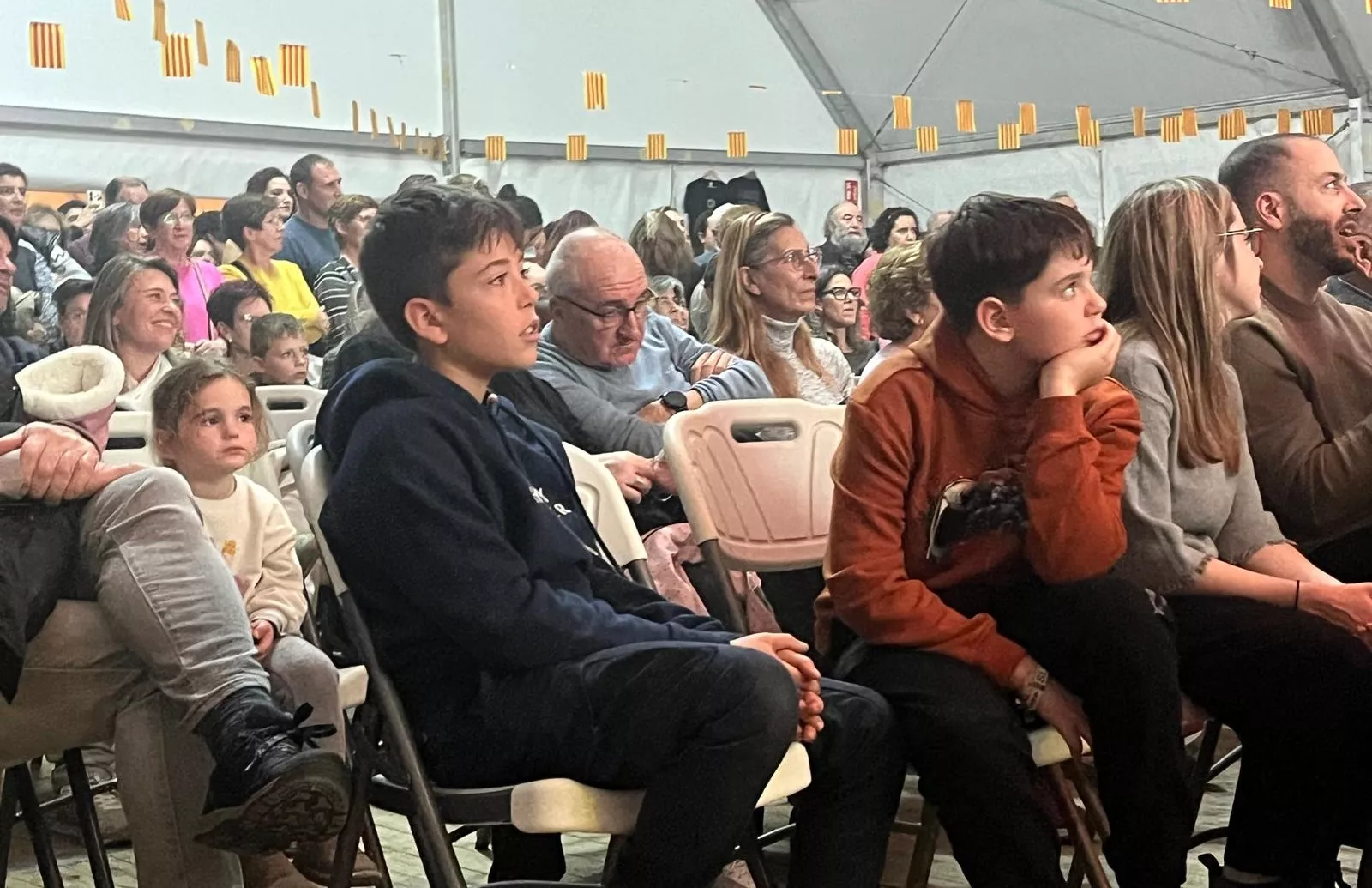 Actuación de Radices en el festival Luna Lunera de las fiestas de San Martín. Foto Mercedes Manterola